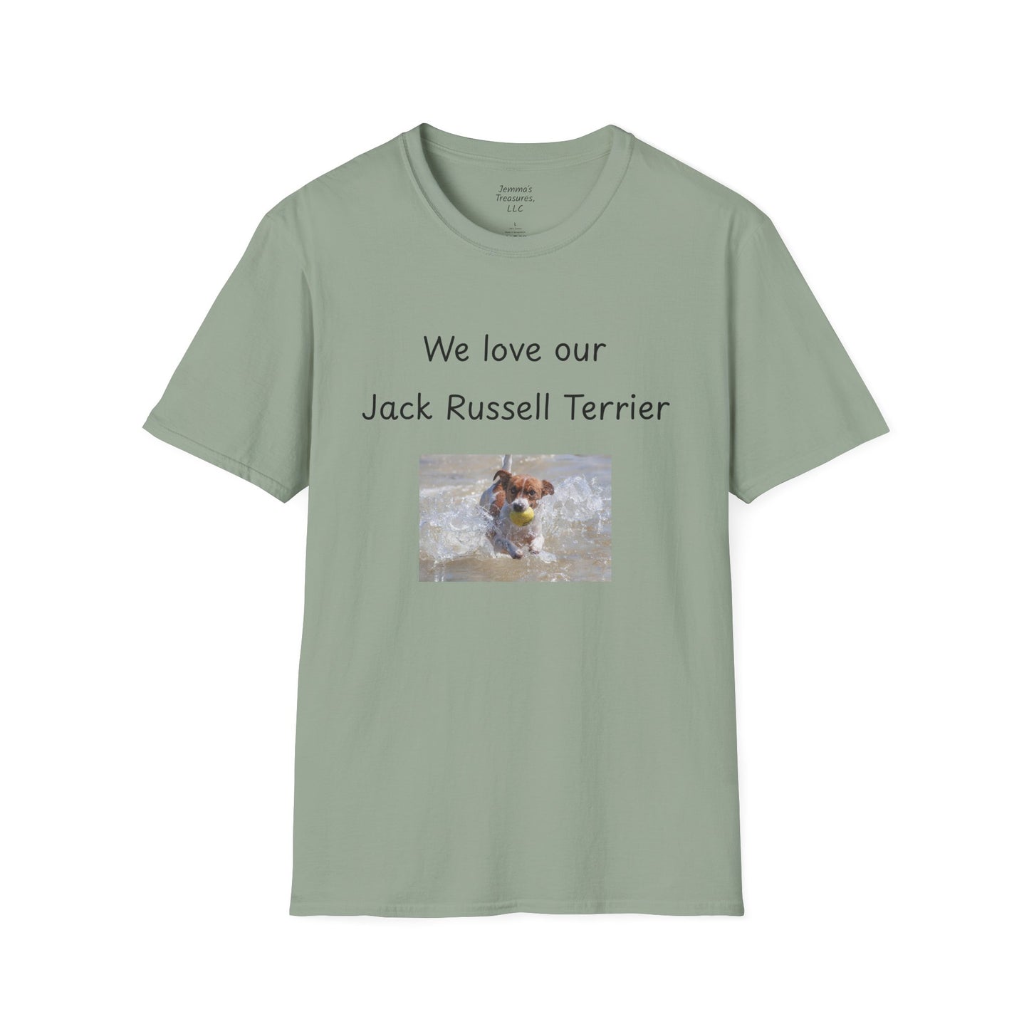 Unisex T-Shirt - "We Love Our Jack Russell Terrier" - Dog Owner Tee
