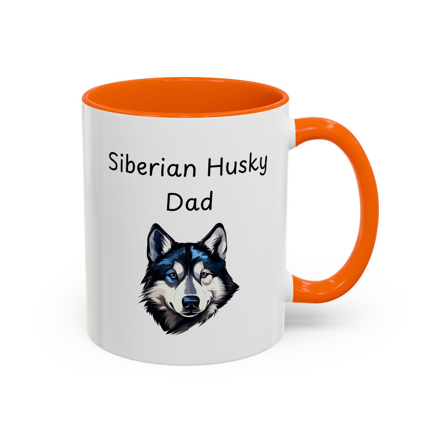Ceramic Mug - "Siberian Husky Dad"