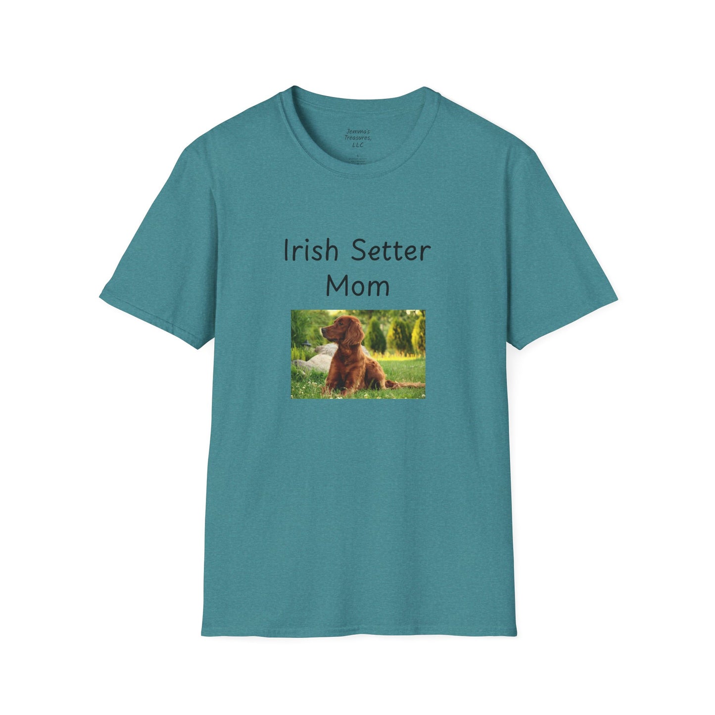 Unisex T-hemp - "Ierse Setter Ma" - Honde-eienaar T-hemp
