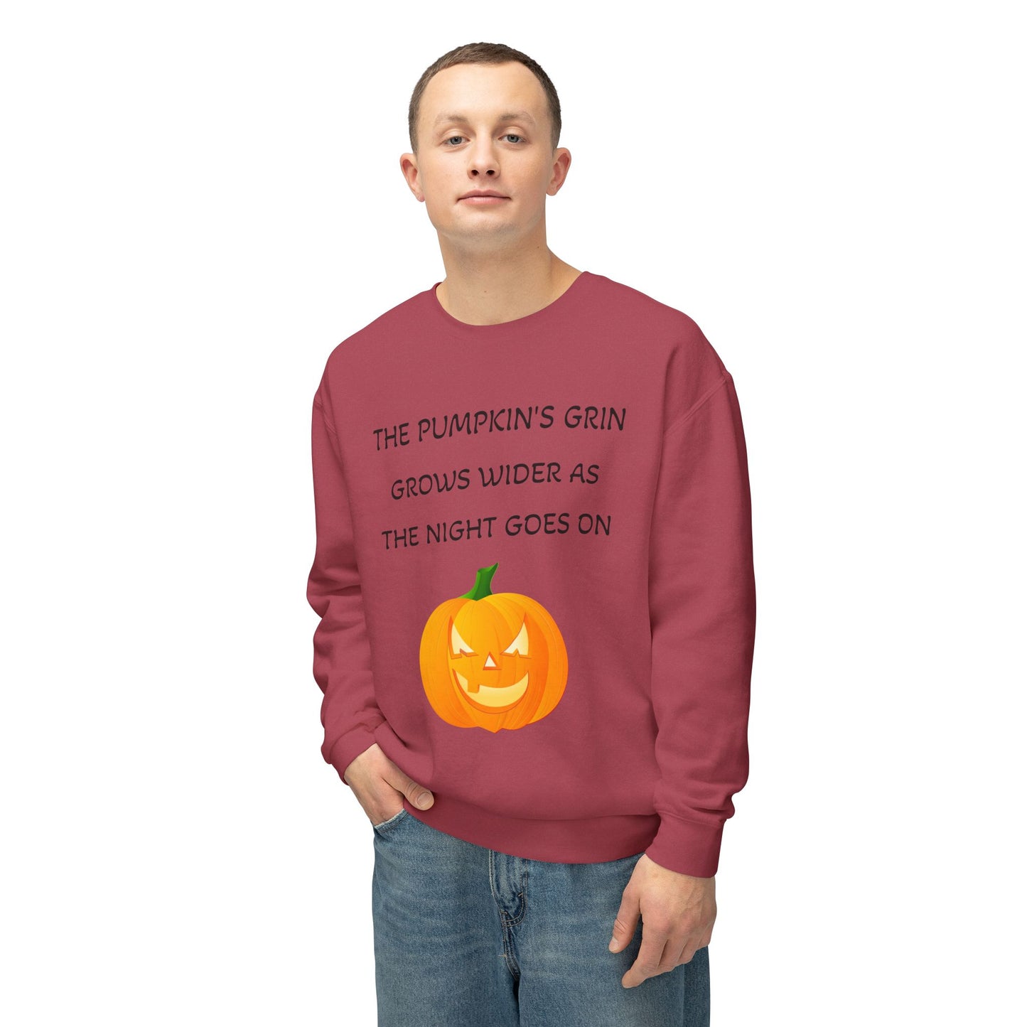 Halloween Sweatshirt - Pumpkin Grin Design