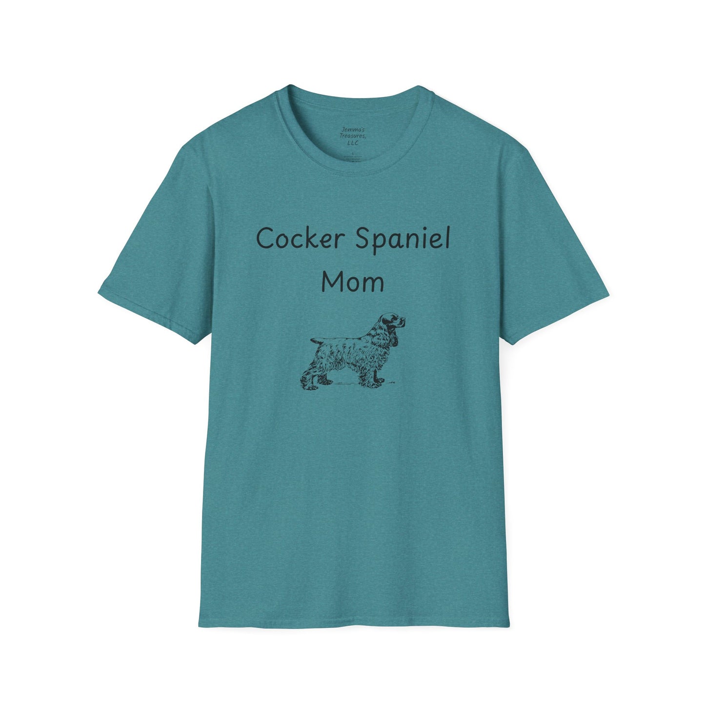 Unisex T-Shirt - "Cocker Spaniel Mom" - Hundebesitzer T-Shirt