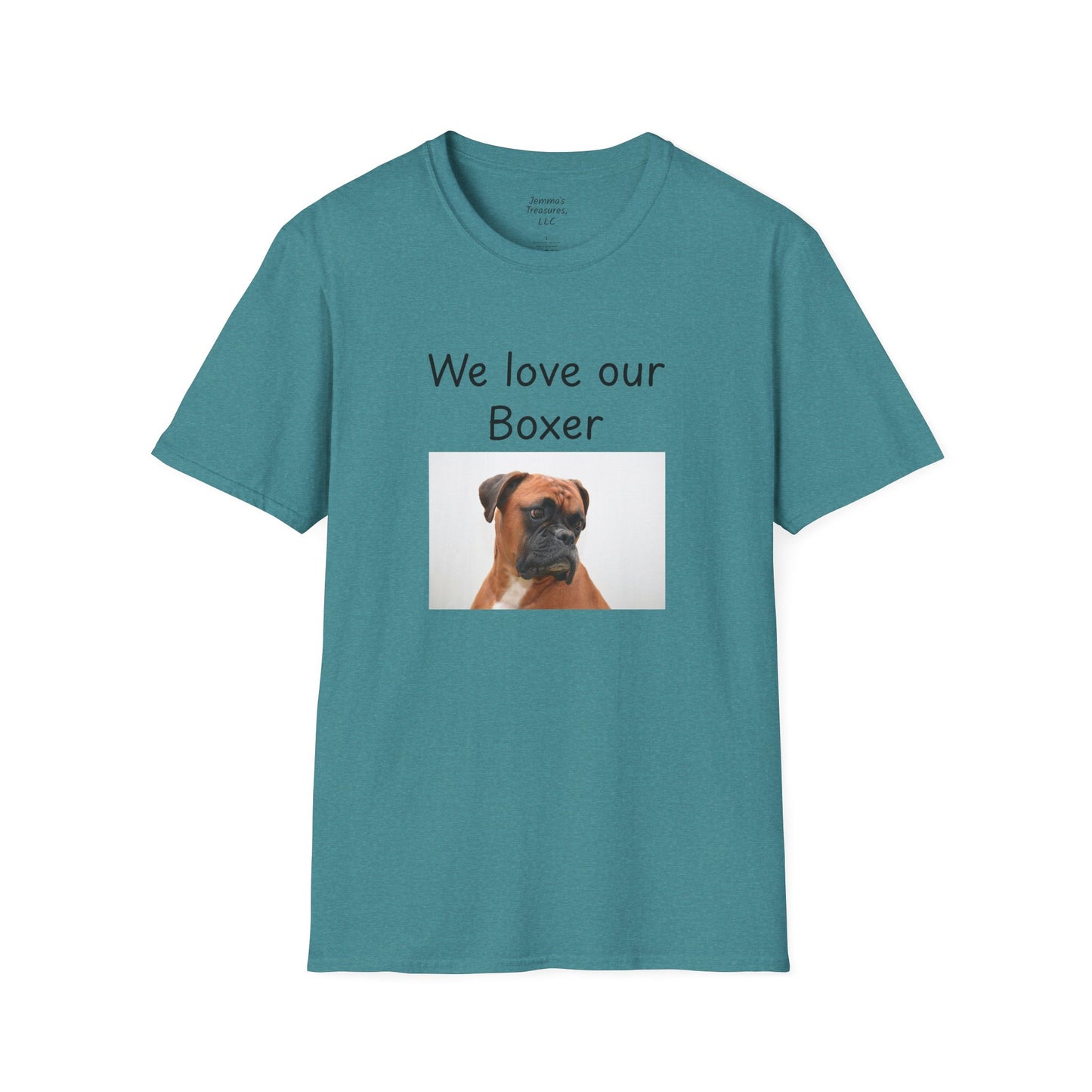 Unisex T-Shirt - "Wir lieben unseren Boxer" - Hundebesitzer T-Shirt