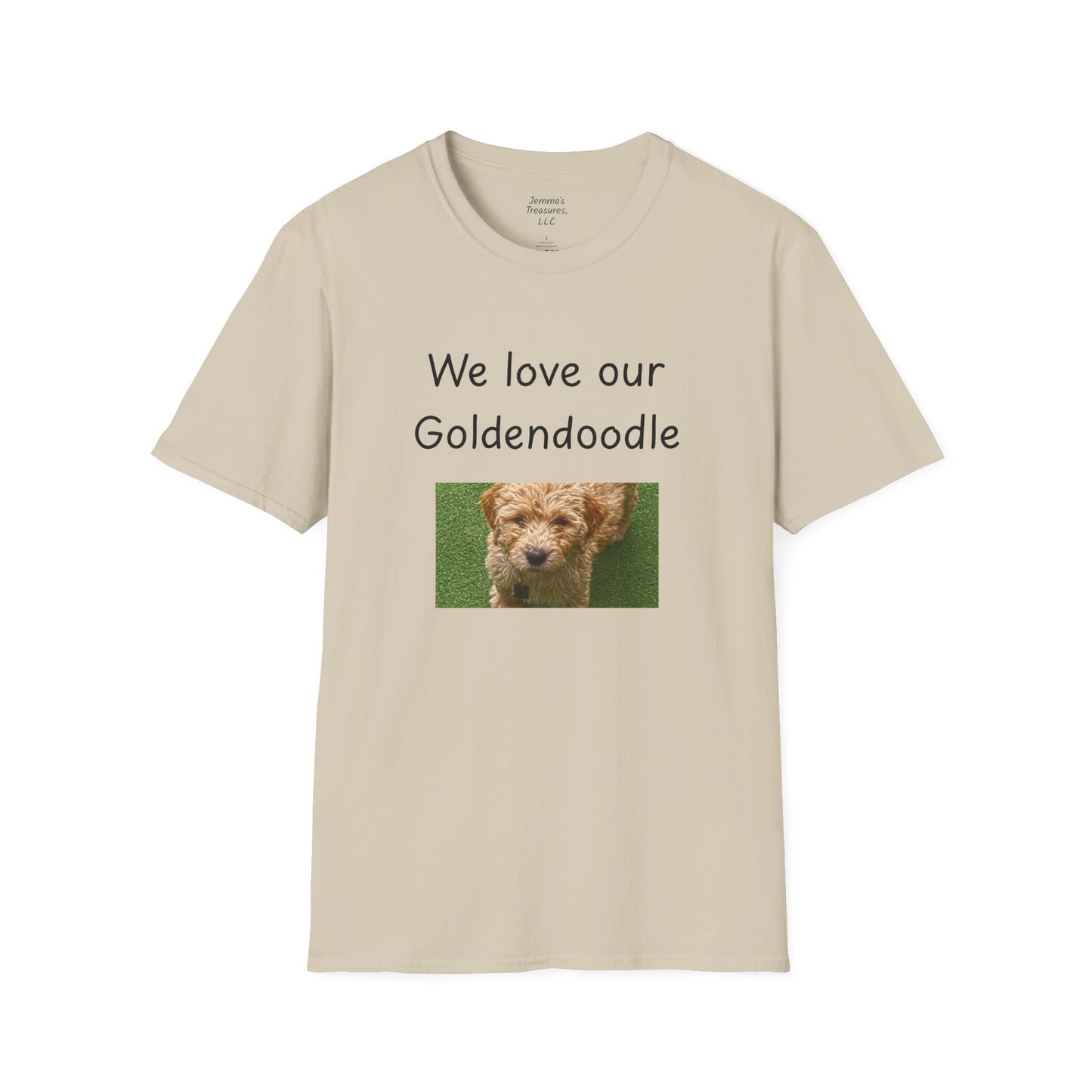 Unisex T-Shirt - "We Love Our Goldendoodle" - Dog Owner Tee
