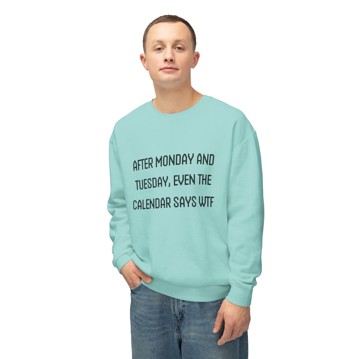 Snaakse WTF Unisex Sweatshirt Aanhaling