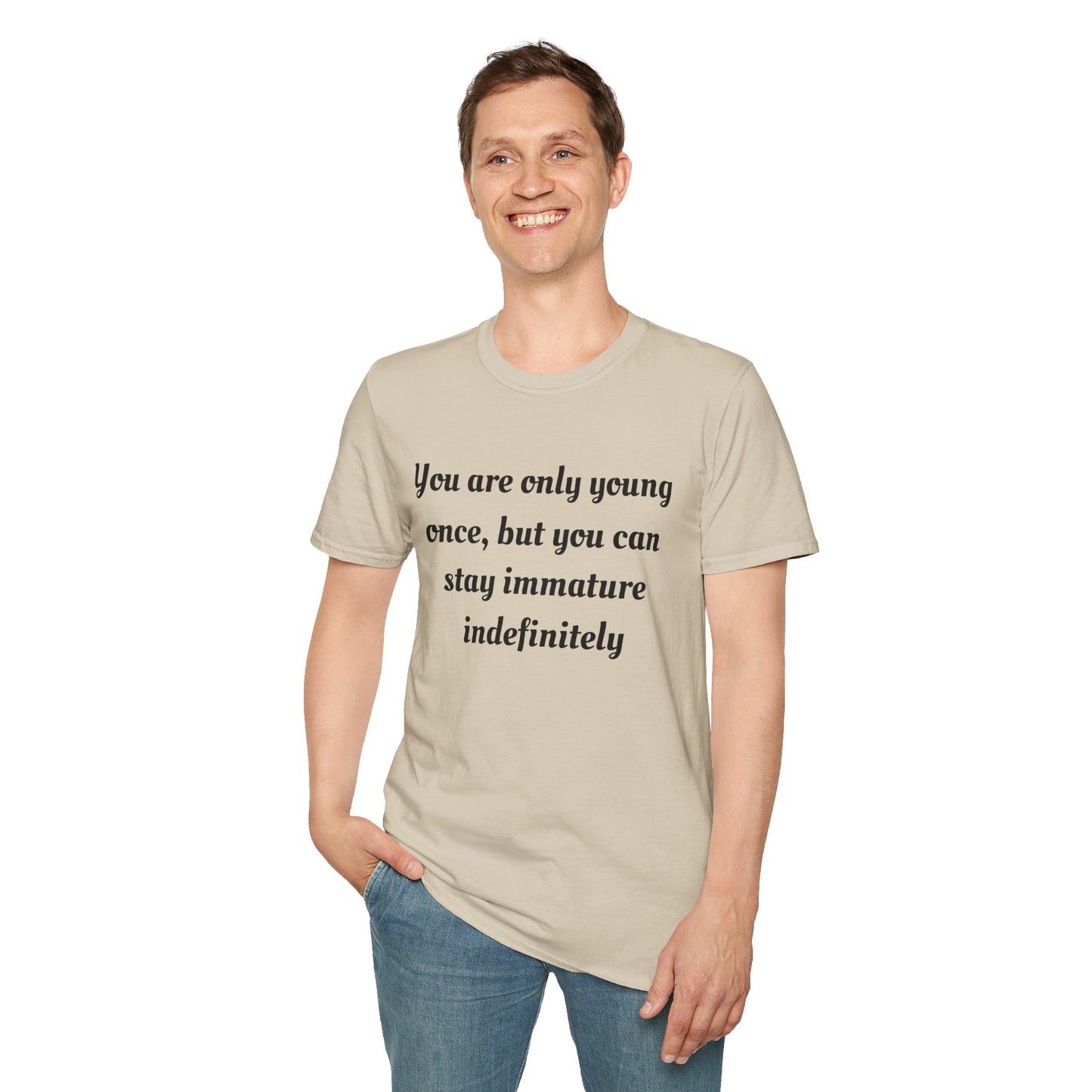 Onvolwasse Onbepaald Unisex T-hemp