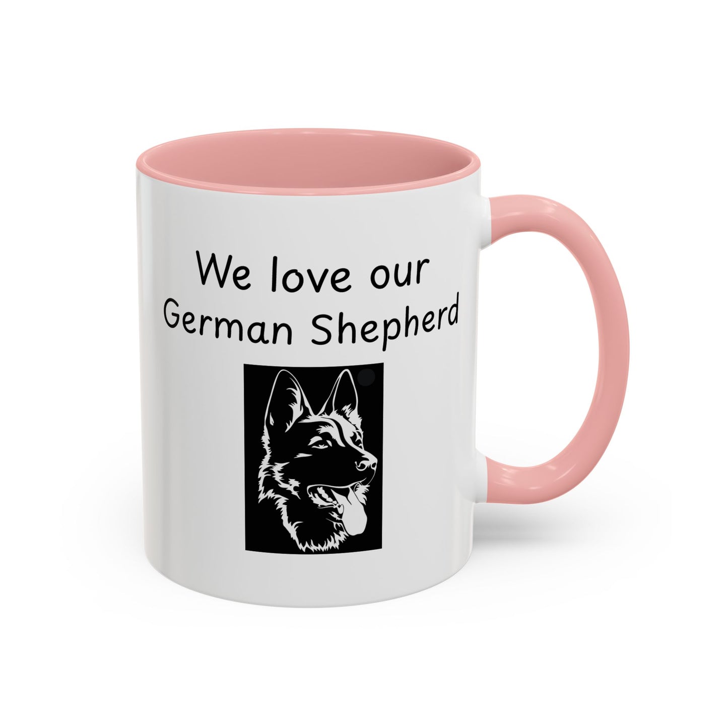 Ceramic Mug - "We Love Our German Shepherd"