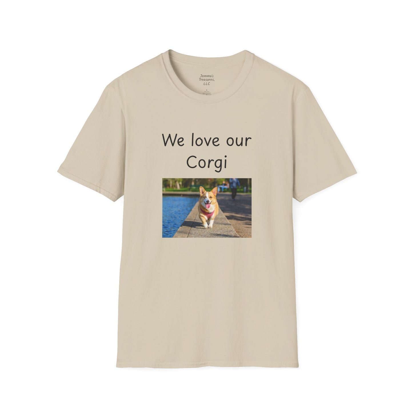 Unisex T-Shirt - "We Love Our Corgi" - Dog Owner Tee