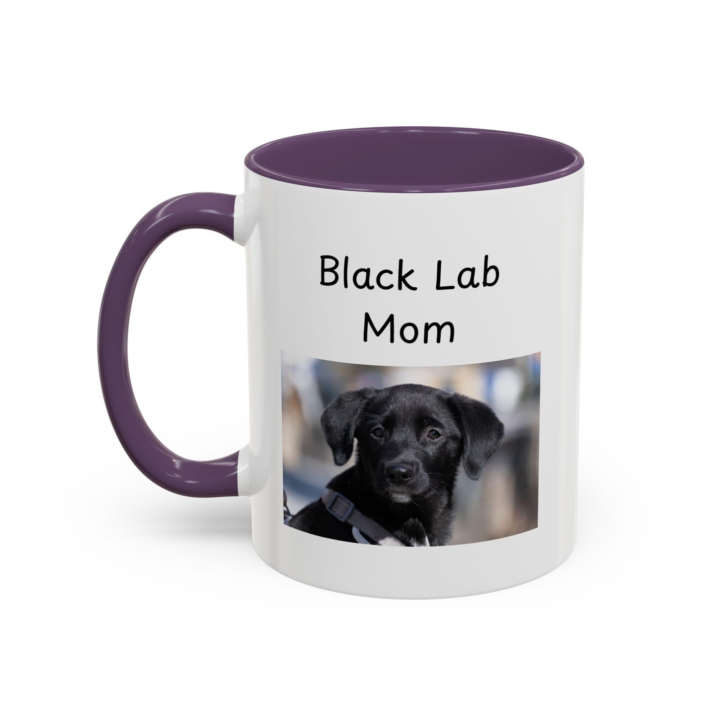 Keramiktasse – „Black Lab Mom“