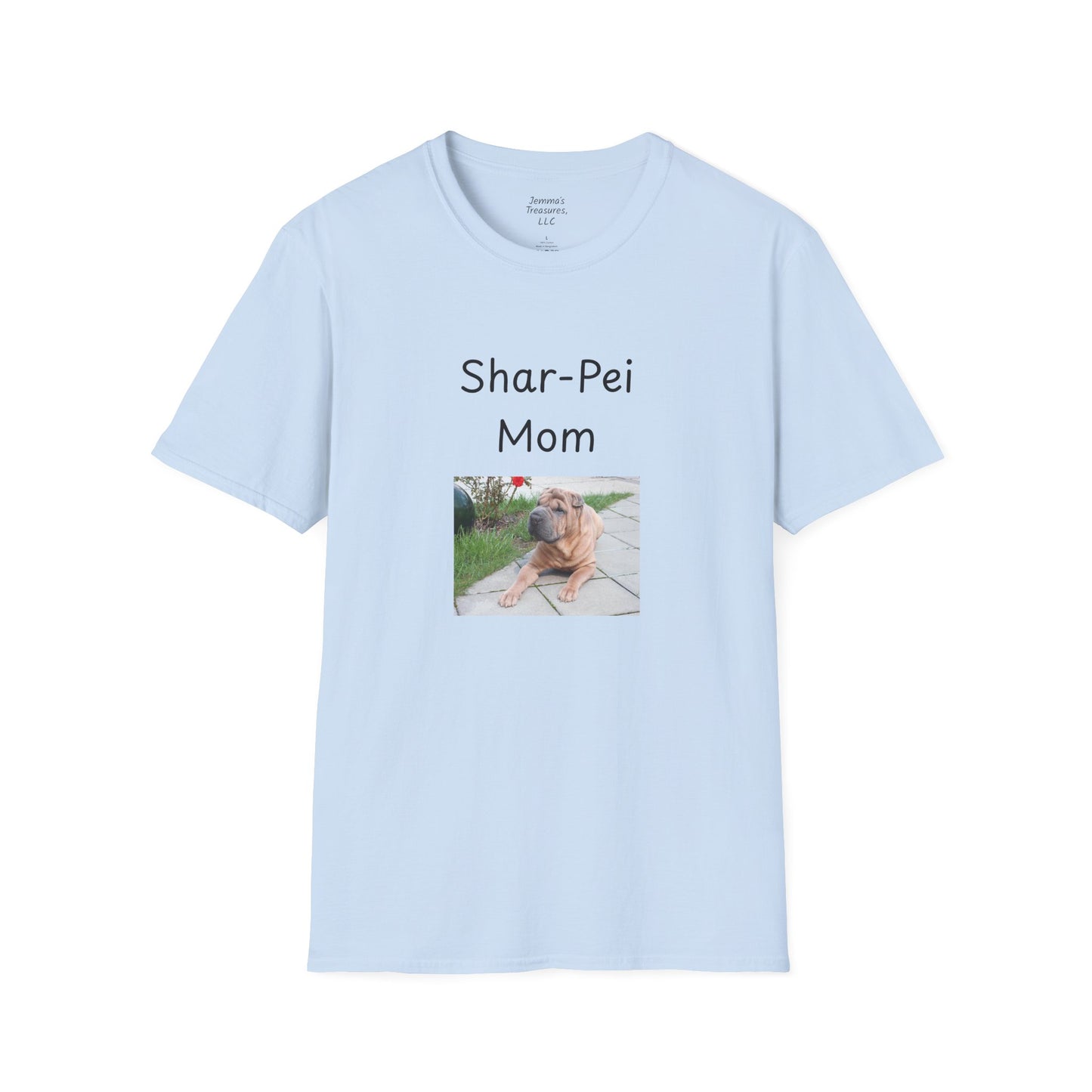 Unisex T-Shirt - "Shar-Pei Mom" - Hundebesitzer T-Shirt