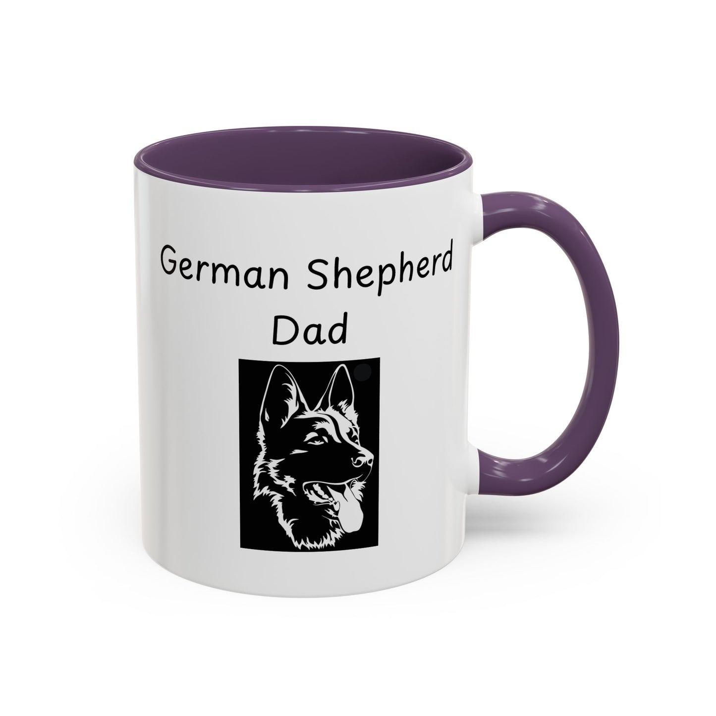Keramiktasse - "Deutscher Schäferhund-Papa"