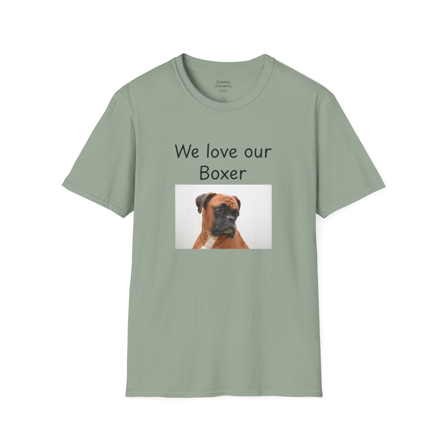 Unisex T-Shirt - "Wir lieben unseren Boxer" - Hundebesitzer T-Shirt
