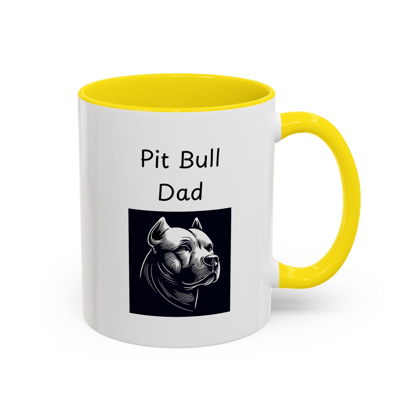 Ceramic Mug - "Pit Bull Dad"