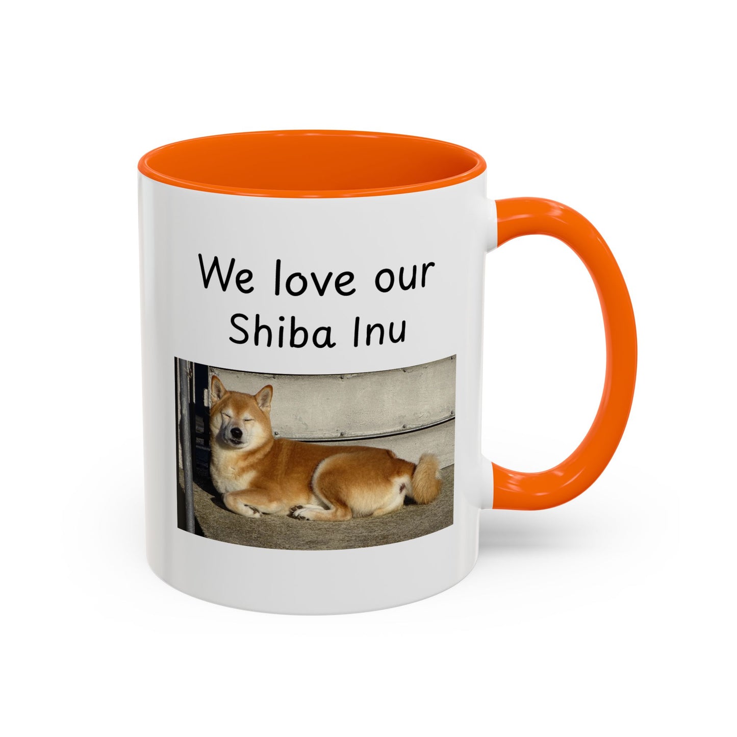Ceramic Mug - "We Love Our Shiba Inu"