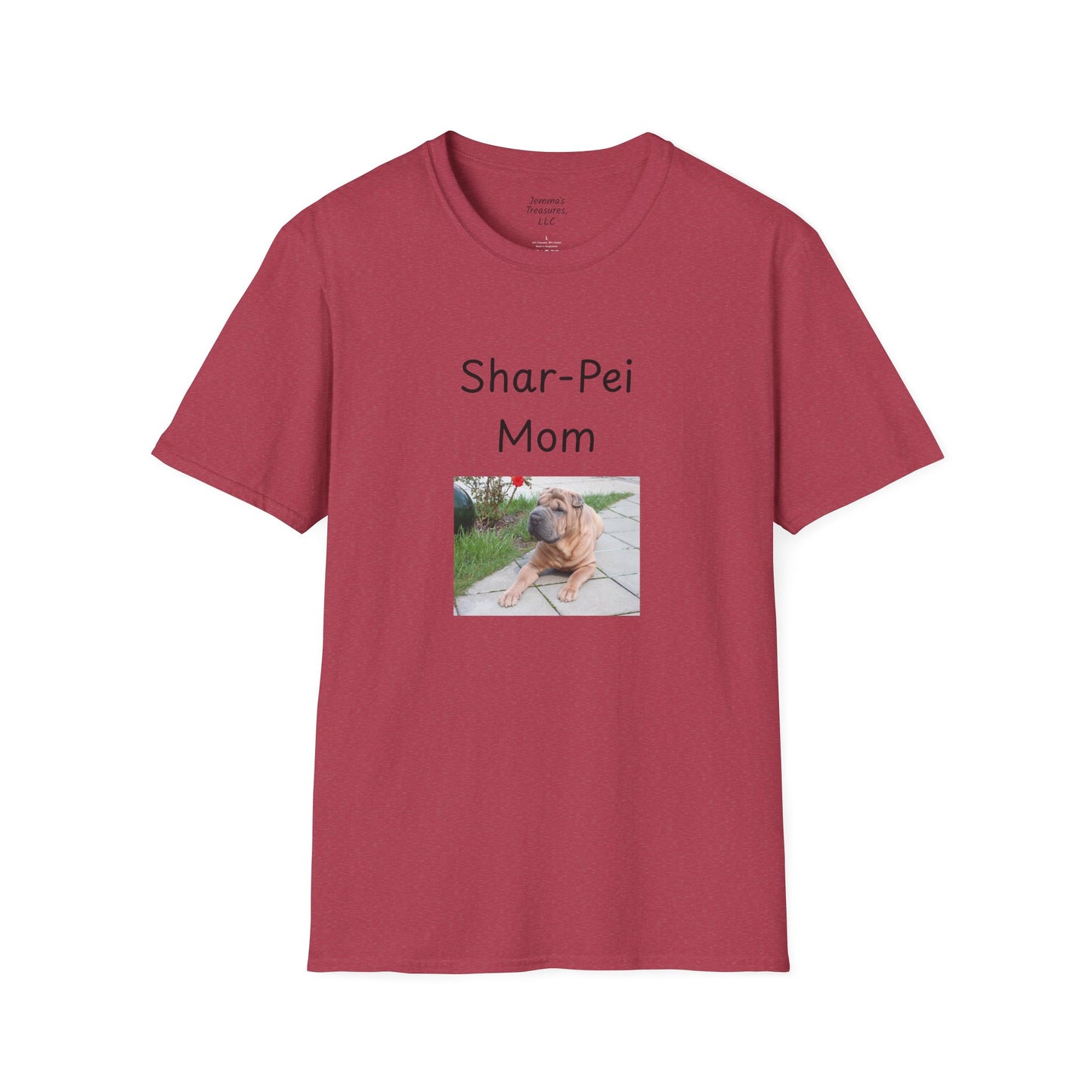 Unisex T-Shirt - "Shar-Pei Mom" - Hundebesitzer T-Shirt