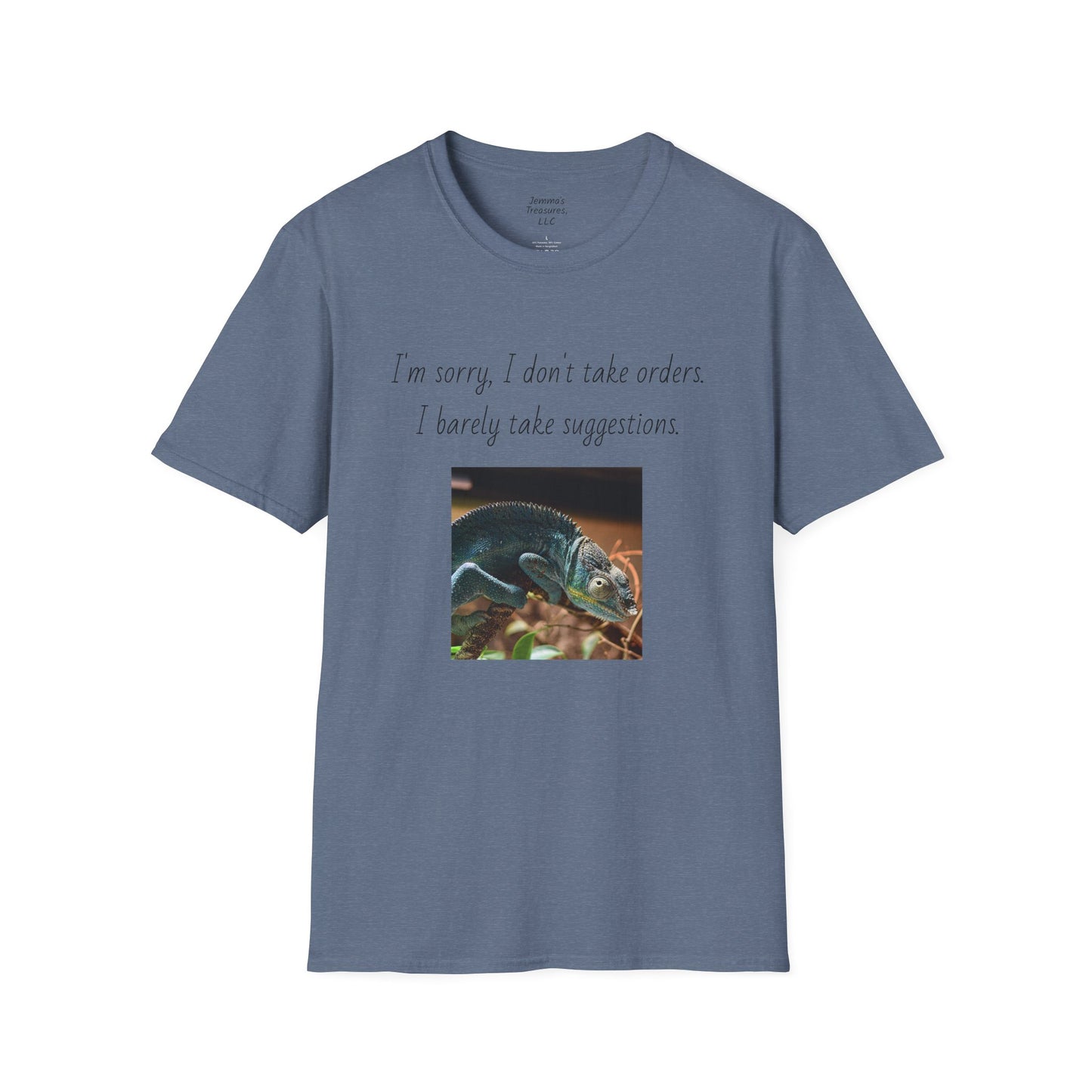Snaakse Unisex T-hemp - Ek neem nie bestellings nie, ek neem skaars voorstelle