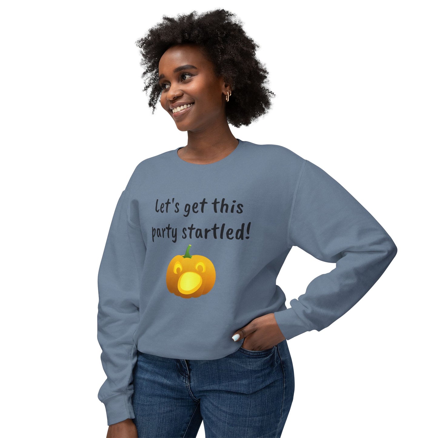 Halloween Unisex Sweatshirt - "Let's Get This Party Startled!"