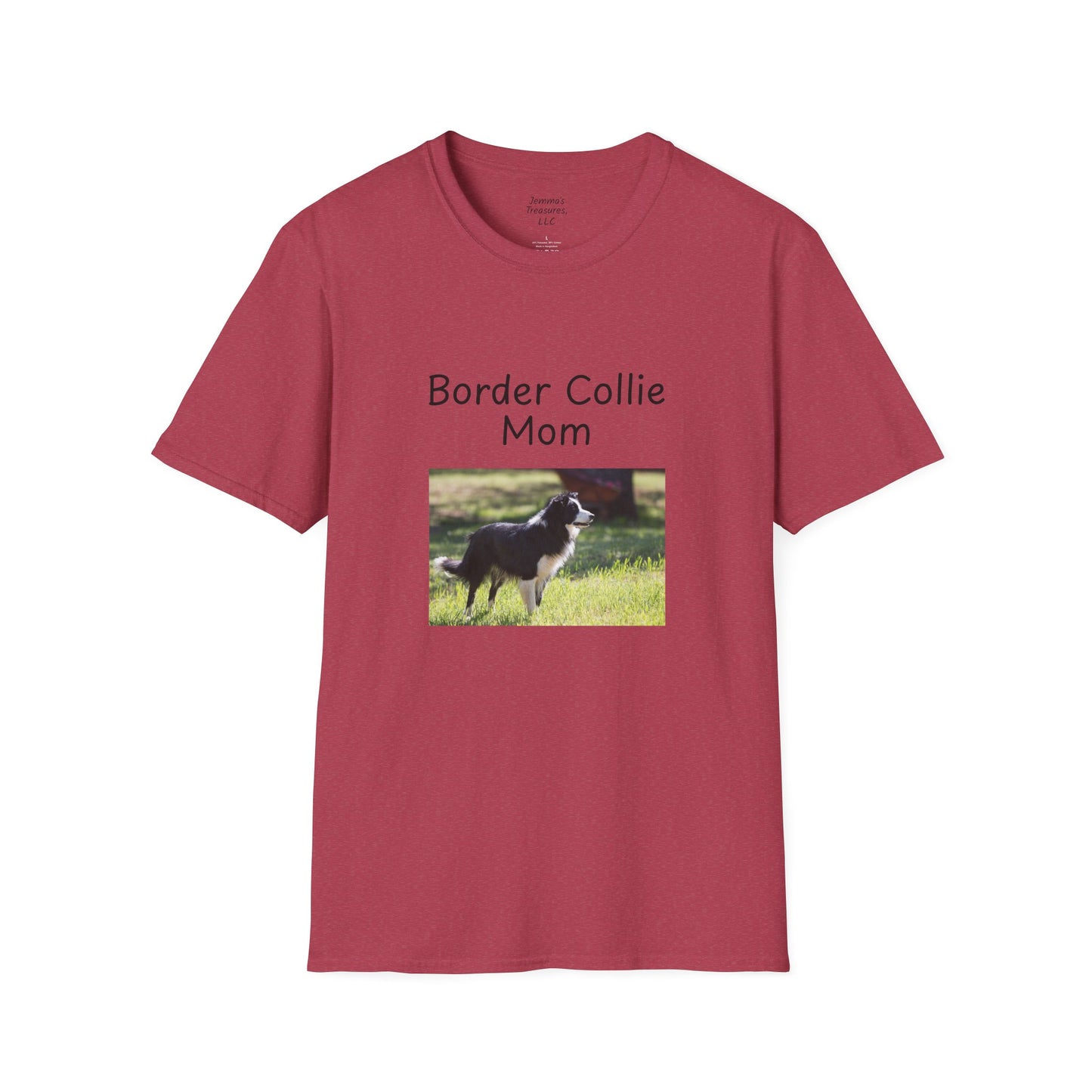 Unisex T-Shirt - "Border Collie Mom" - Hundebesitzer T-Shirt