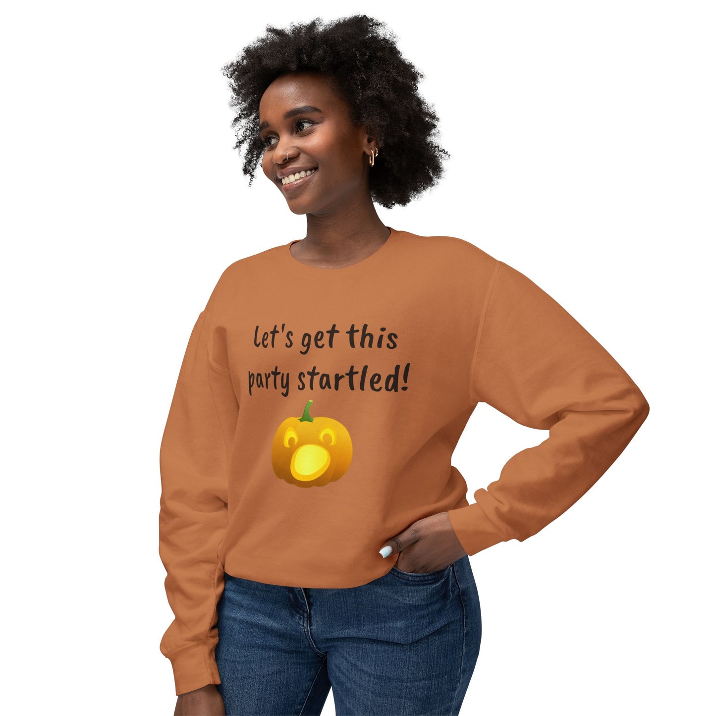 Halloween Unisex Sweatshirt - "Let's Get This Party Startled!"