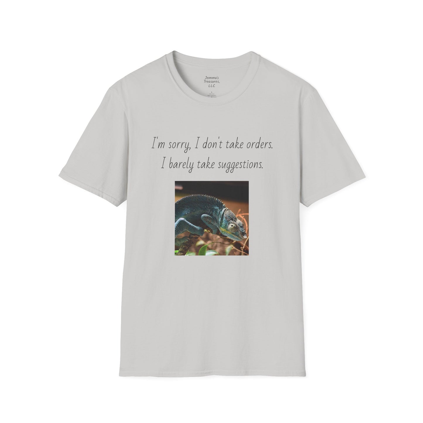 Snaakse Unisex T-hemp - Ek neem nie bestellings nie, ek neem skaars voorstelle