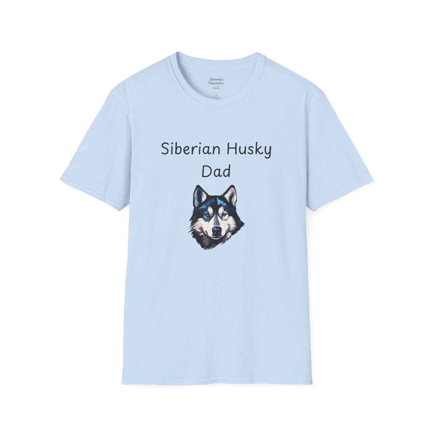 Unisex T-Shirt - "Siberian Husky Dad" - Hundebesitzer T-Shirt