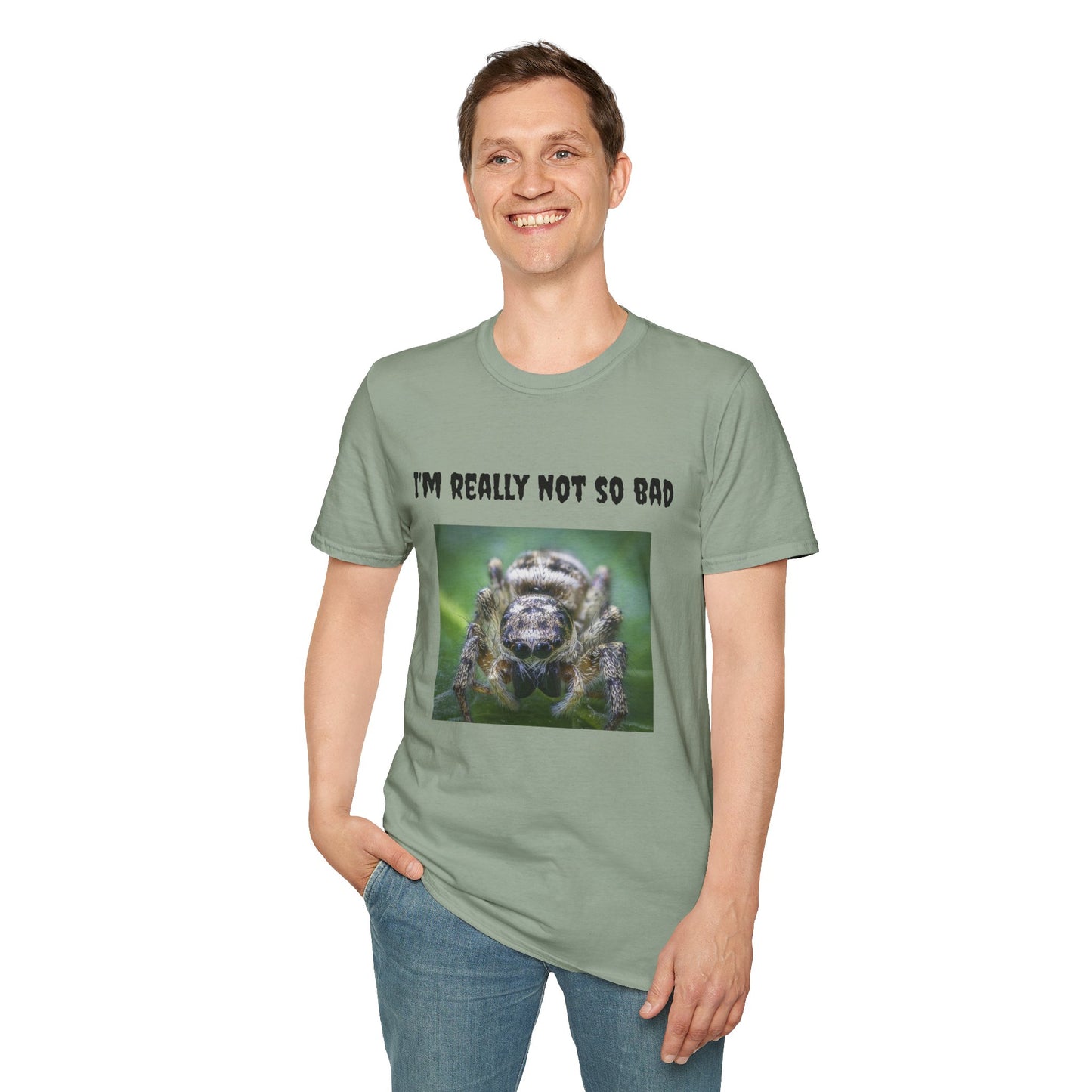 Unisex T-shirt - Humorous Spider Design