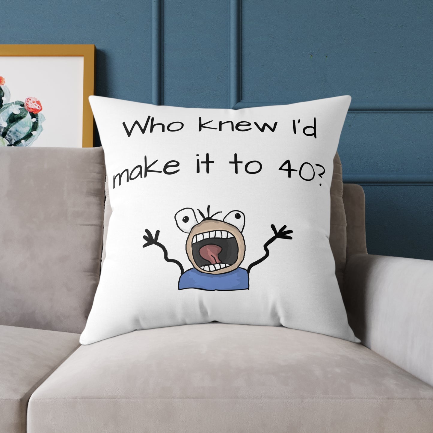 Throw Pillow - 40th Birthday