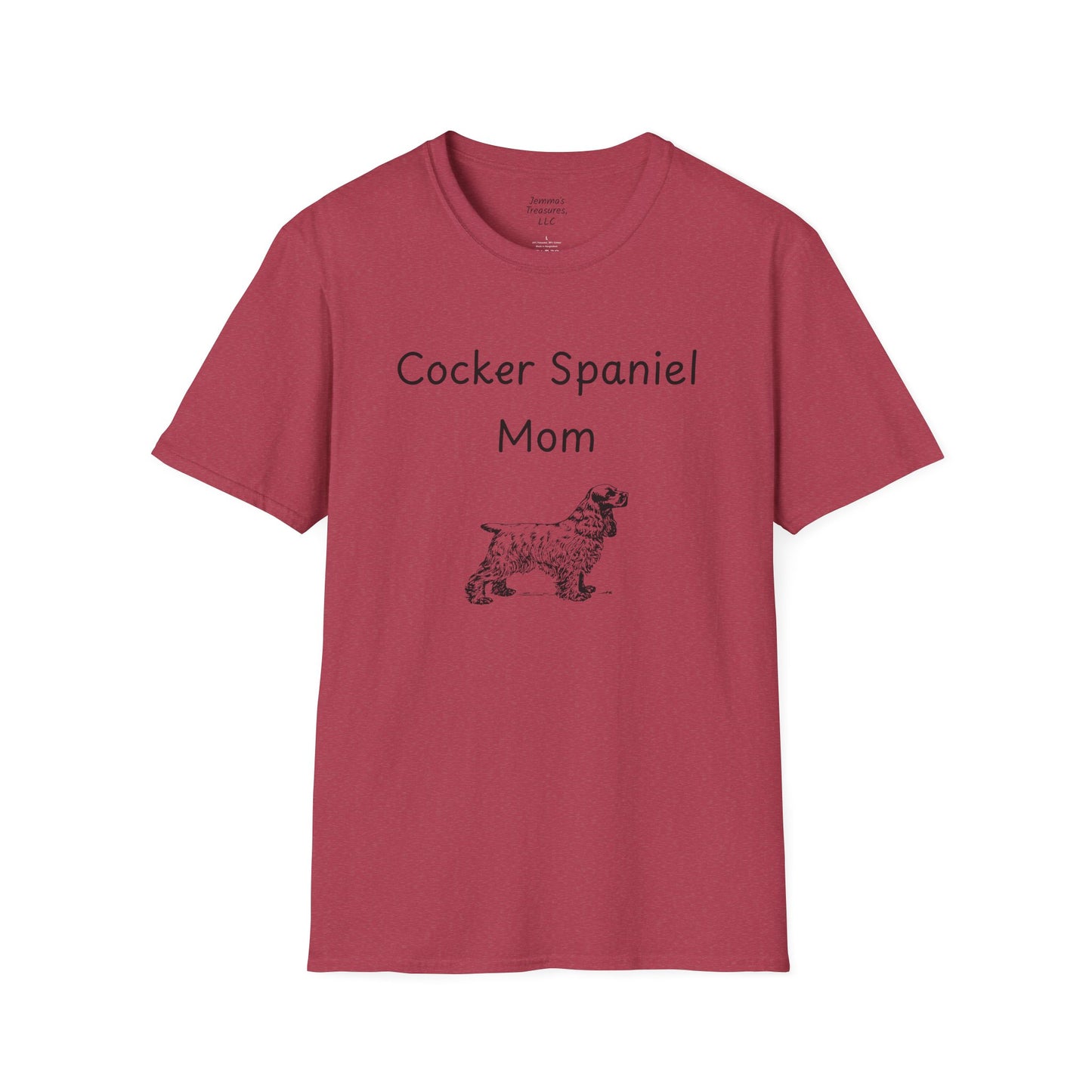 Unisex T-Shirt - "Cocker Spaniel Mom" - Hundebesitzer T-Shirt