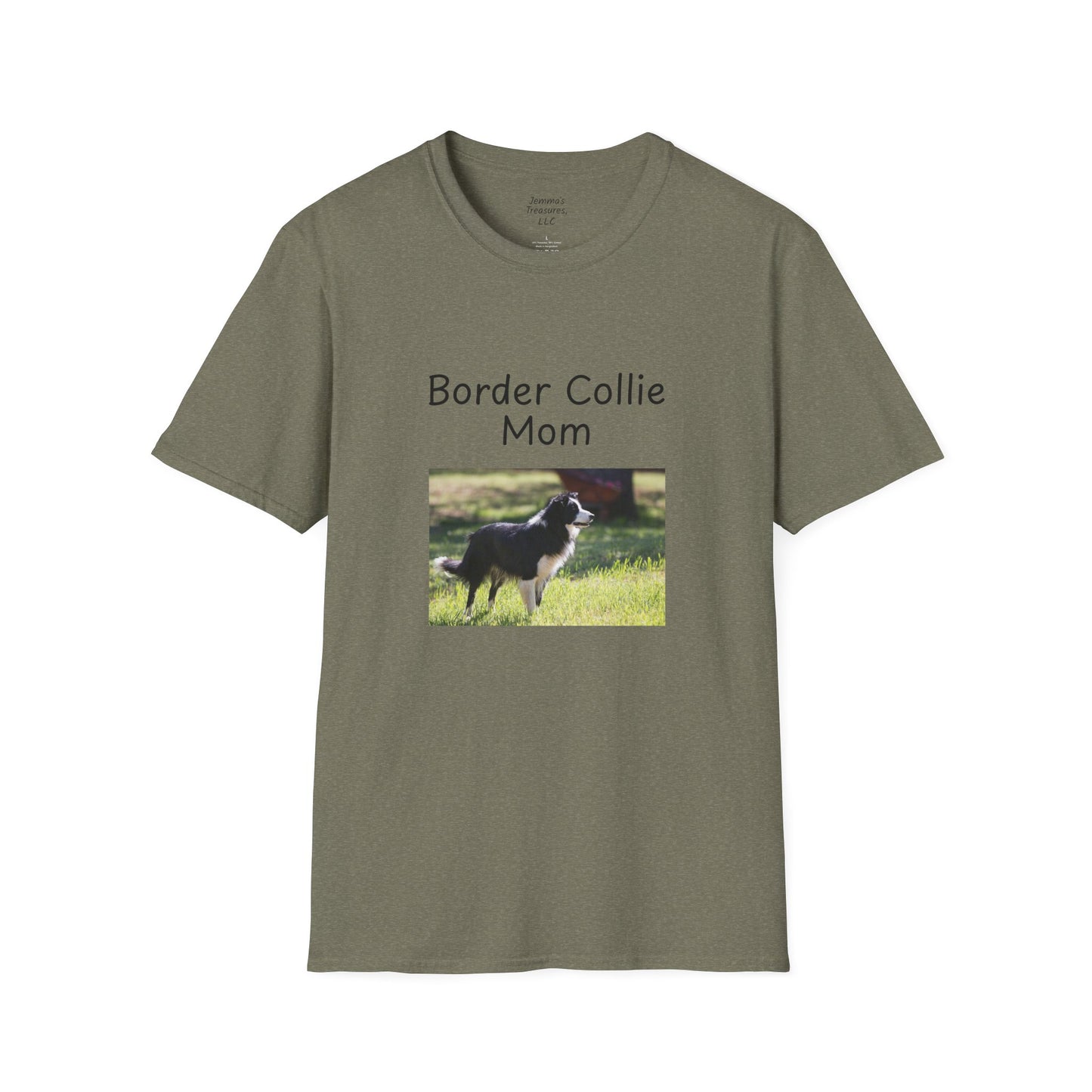 Unisex T-Shirt - "Border Collie Mom" - Hundebesitzer T-Shirt