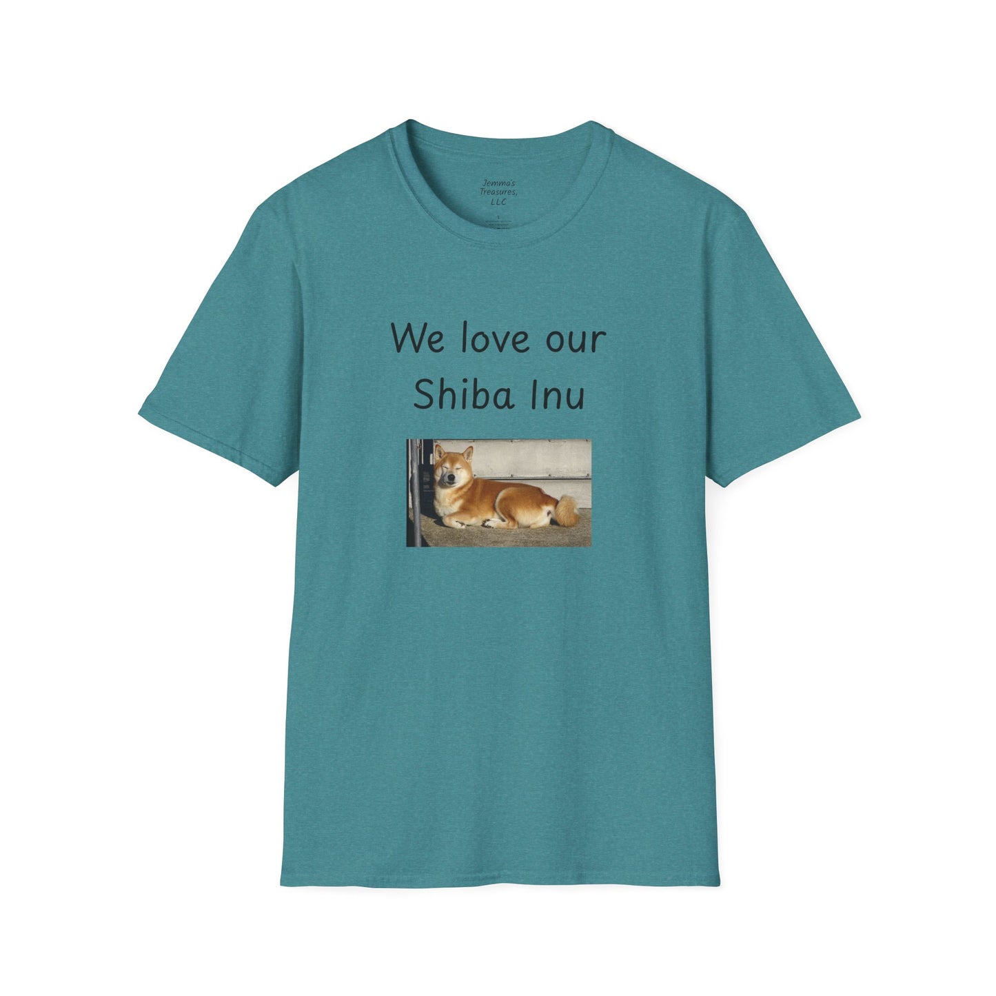 Unisex T-hemp - "Ons is lief vir ons Shiba Inu" - Honde-eienaar T-hemp
