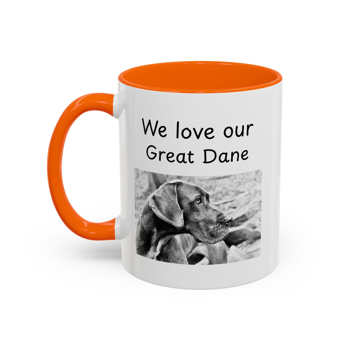 Ceramic Mug - "We Love Our Great Dane"