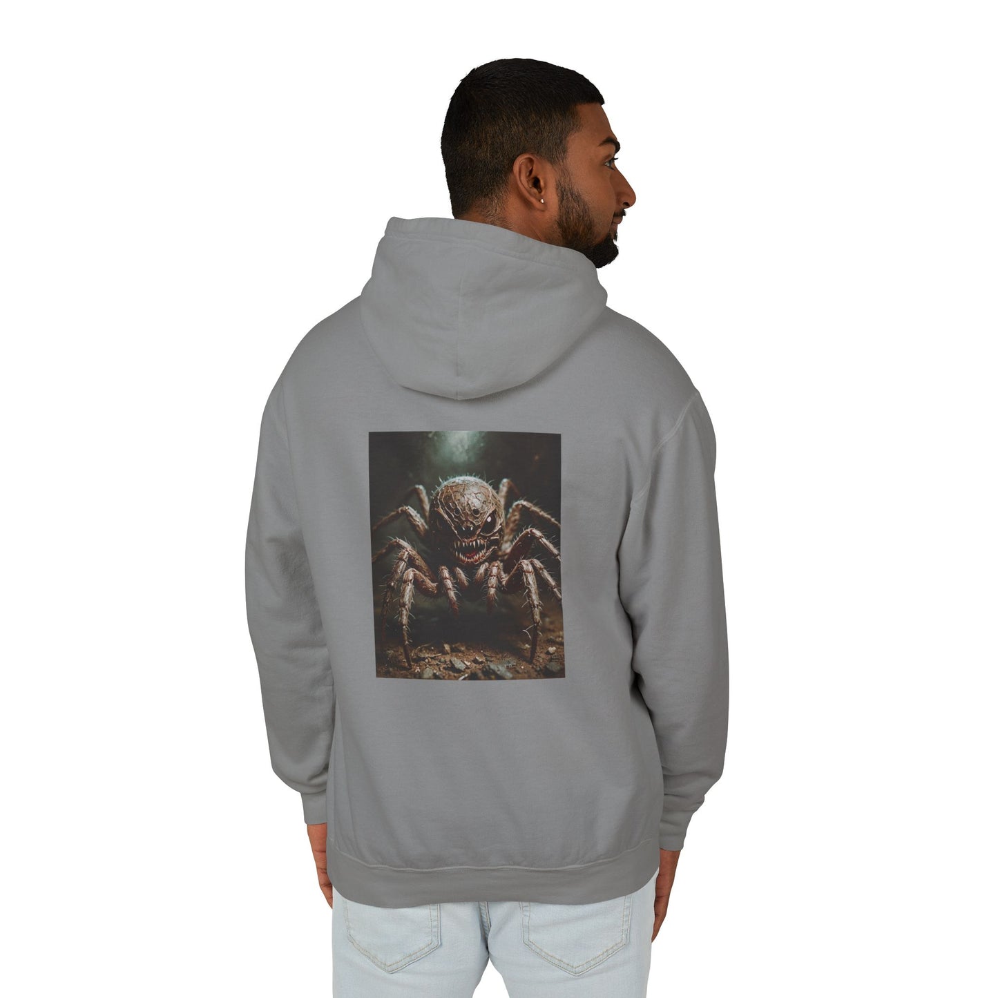 Unisex Lightweight Hoodie - "I'm Really Not So Bad" Humorous Spider Design