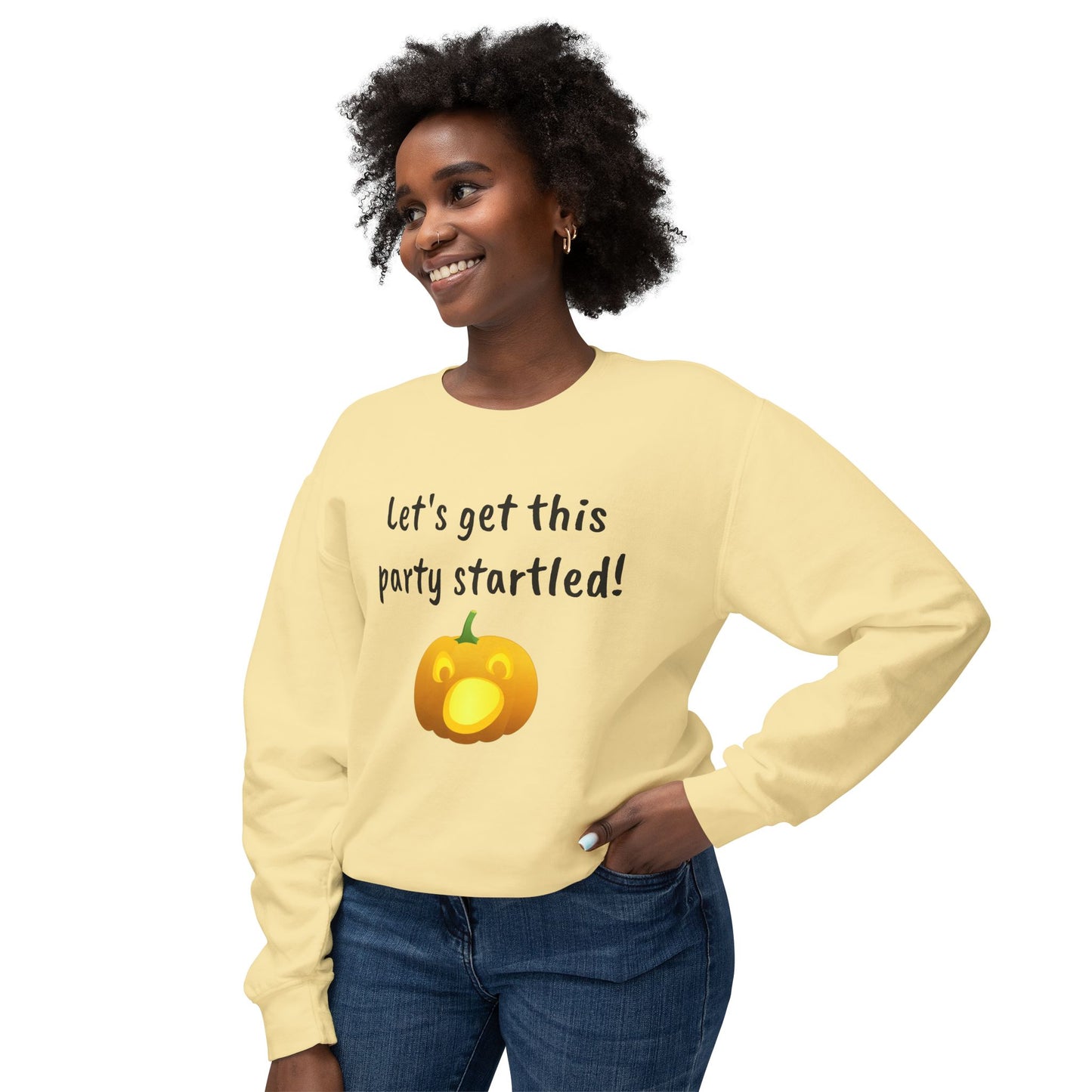 Halloween Unisex Sweatshirt - "Let's Get This Party Startled!"