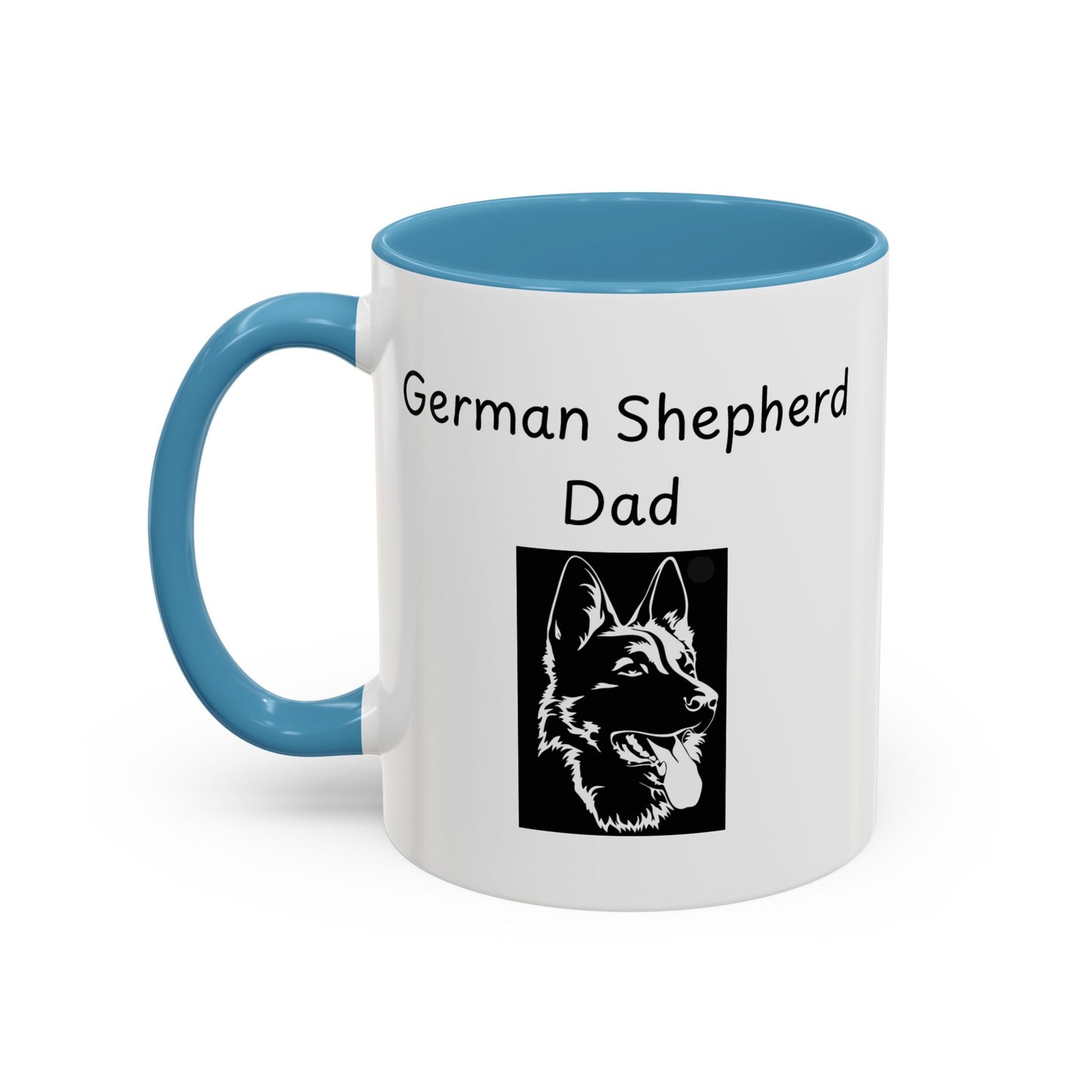 Keramiktasse - "Deutscher Schäferhund-Papa"
