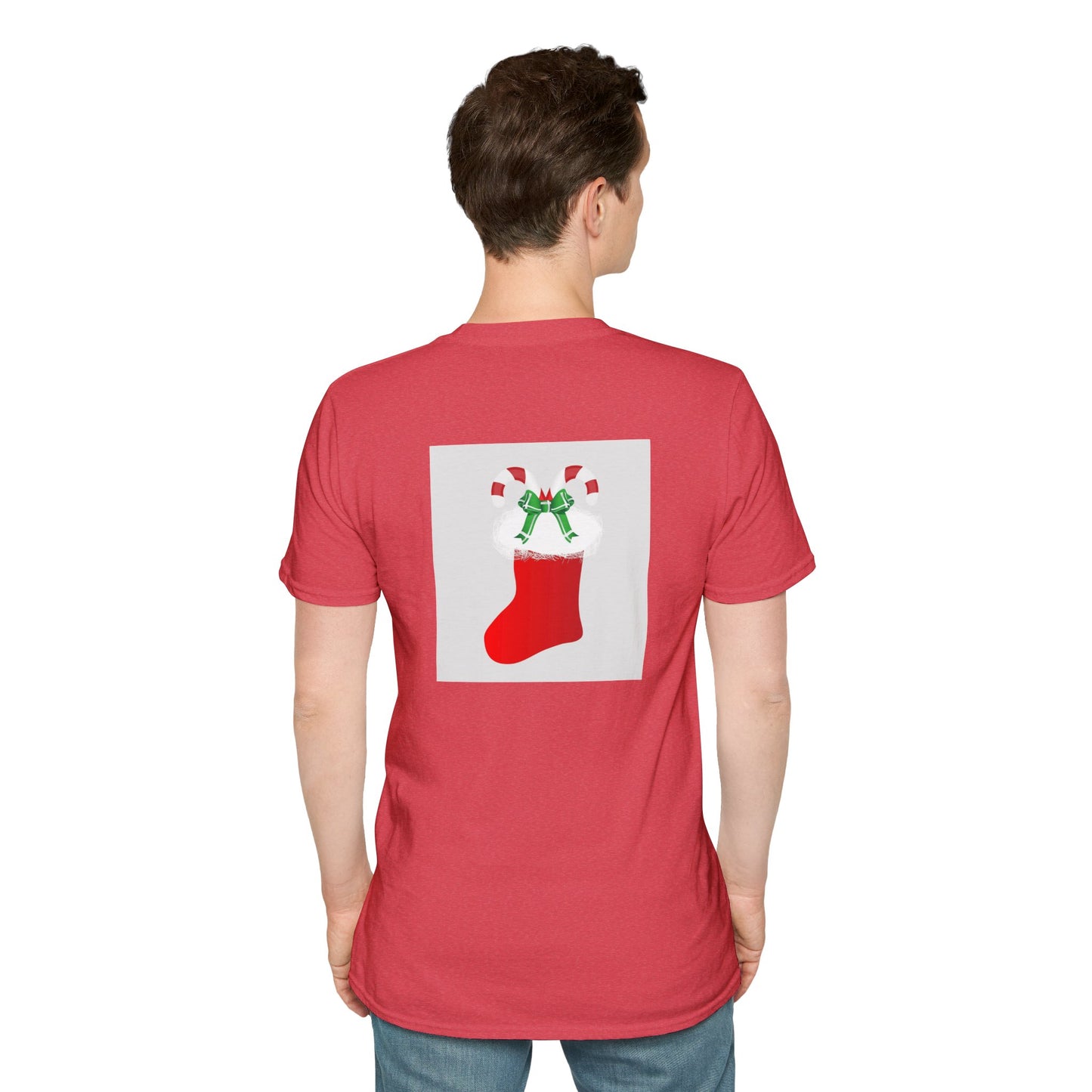 Witziges Weihnachts-T-Shirt – Spruch: Süßigkeiten aus Socken essen