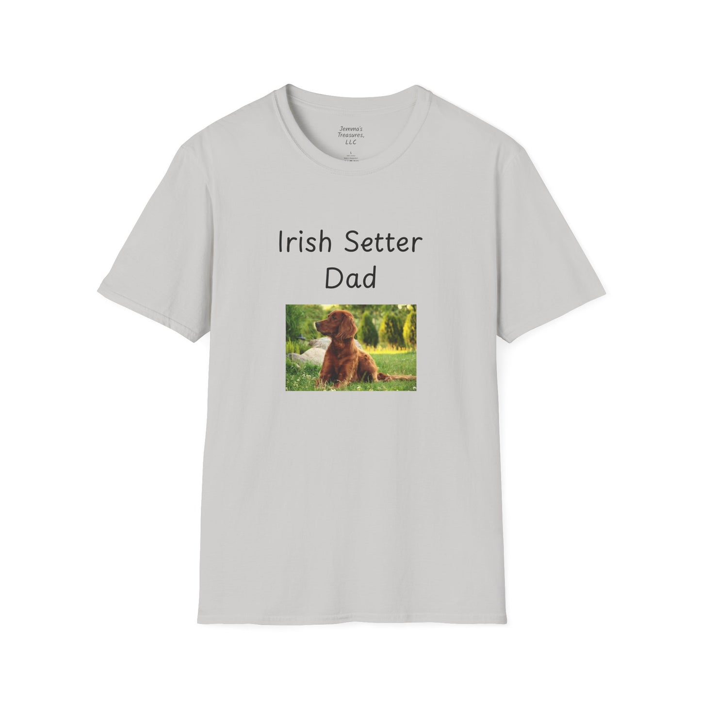 Unisex T-hemp - "Ierse Setter Pa" - Honde-eienaar T-hemp
