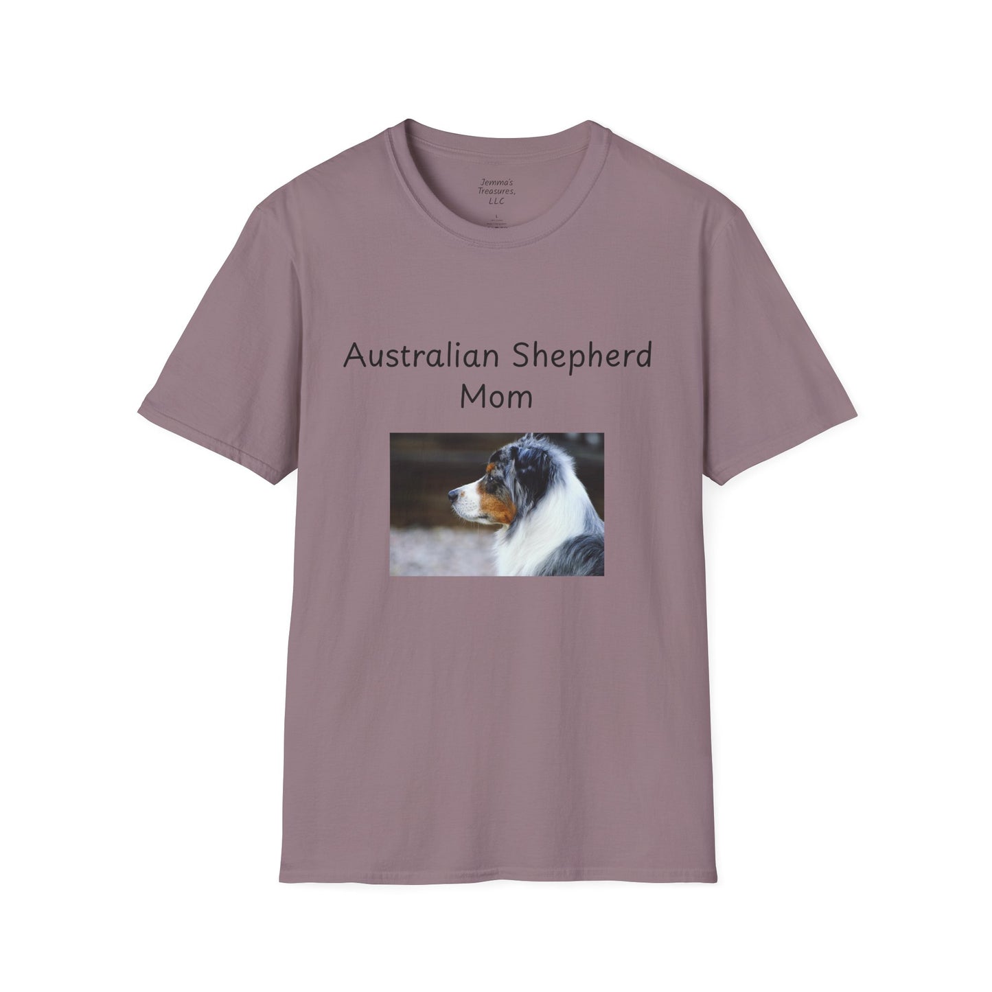 Unisex T-Shirt - "Australian Shepherd Mom" - Hundebesitzer T-Shirt
