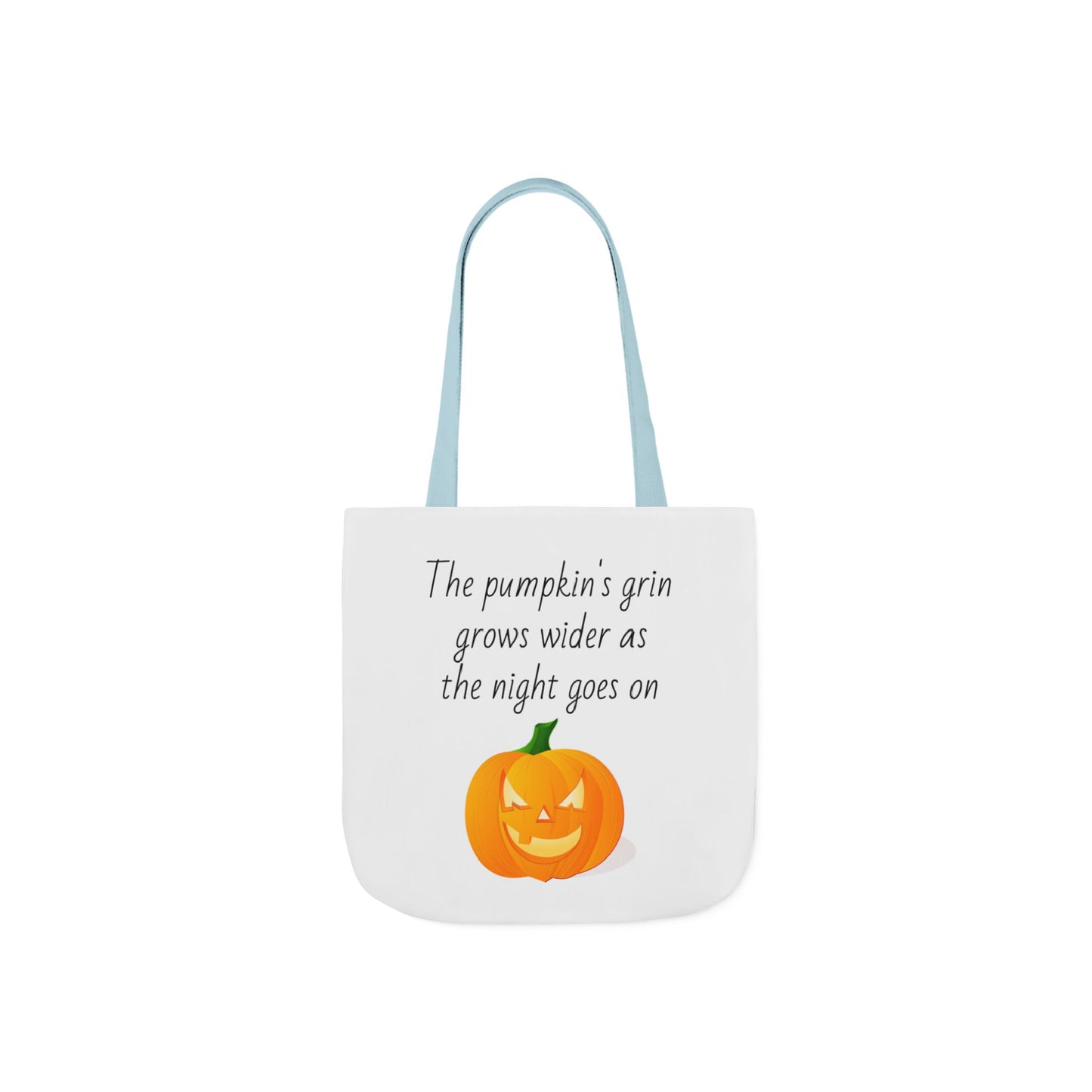 Canvas Tote Bag - Pumpkin Grin Halloween Design