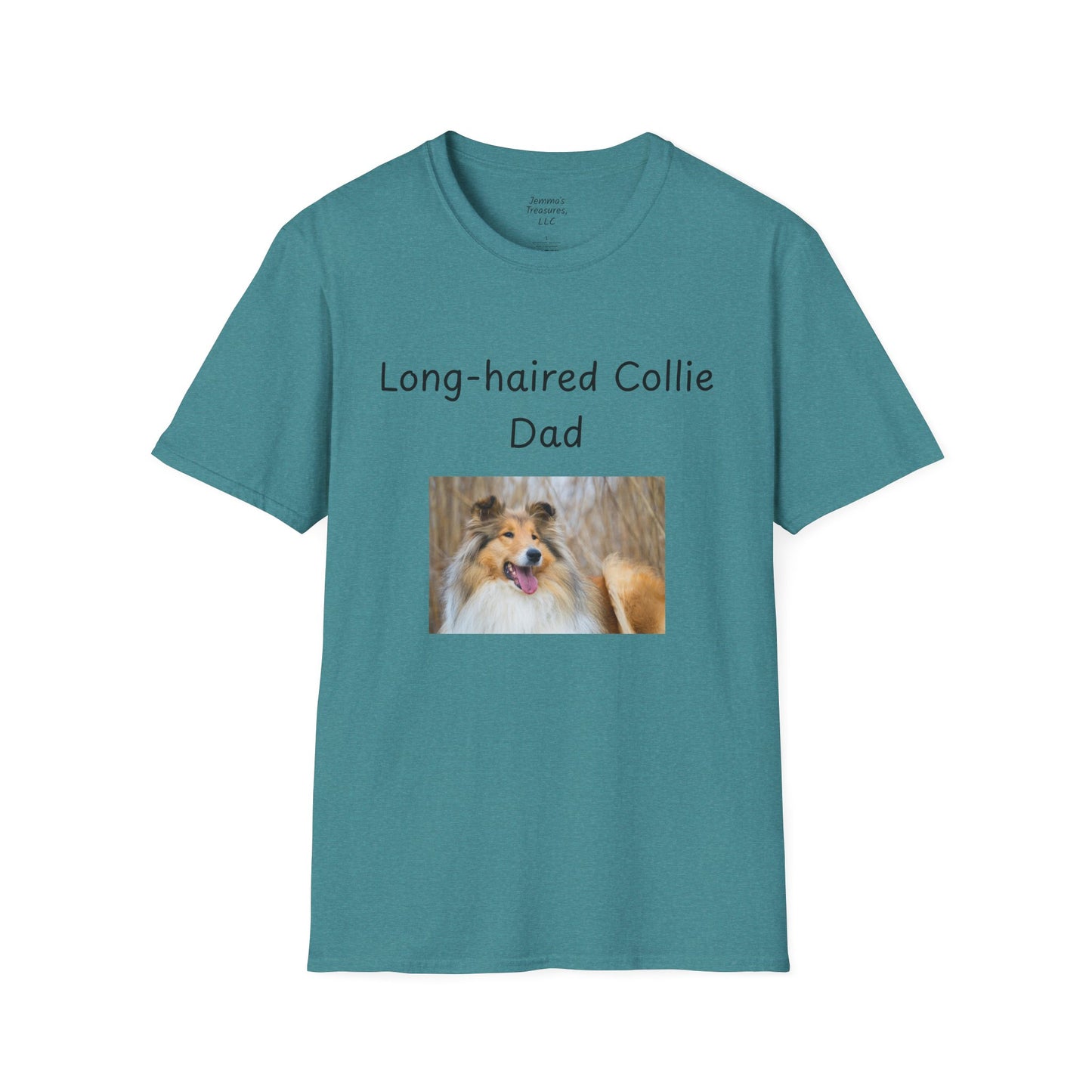 Unisex T-Shirt - "Langhaar Collie Papa" - Hundebesitzer T-Shirt