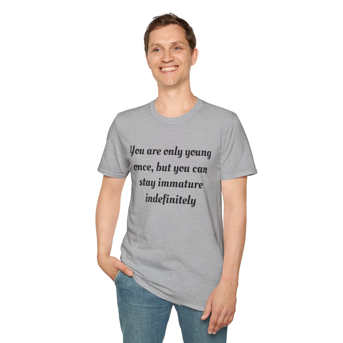 Onvolwasse Onbepaald Unisex T-hemp