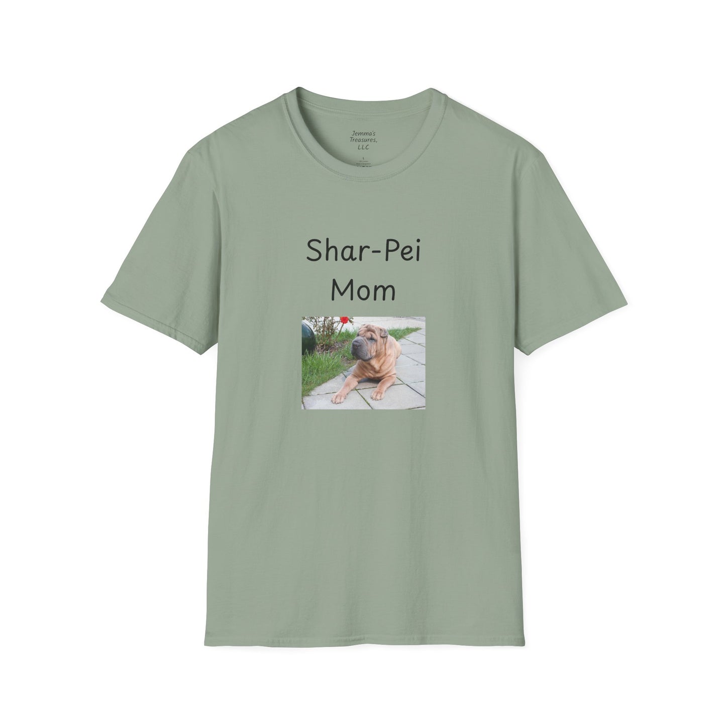 Unisex T-Shirt - "Shar-Pei Mom" - Hundebesitzer T-Shirt