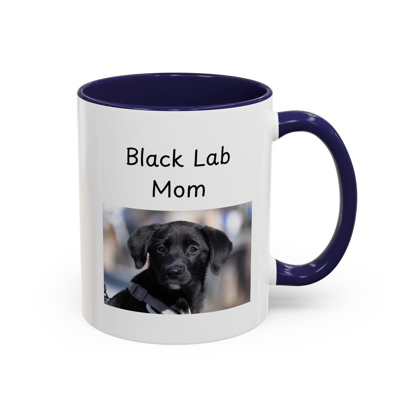 Keramiktasse – „Black Lab Mom“