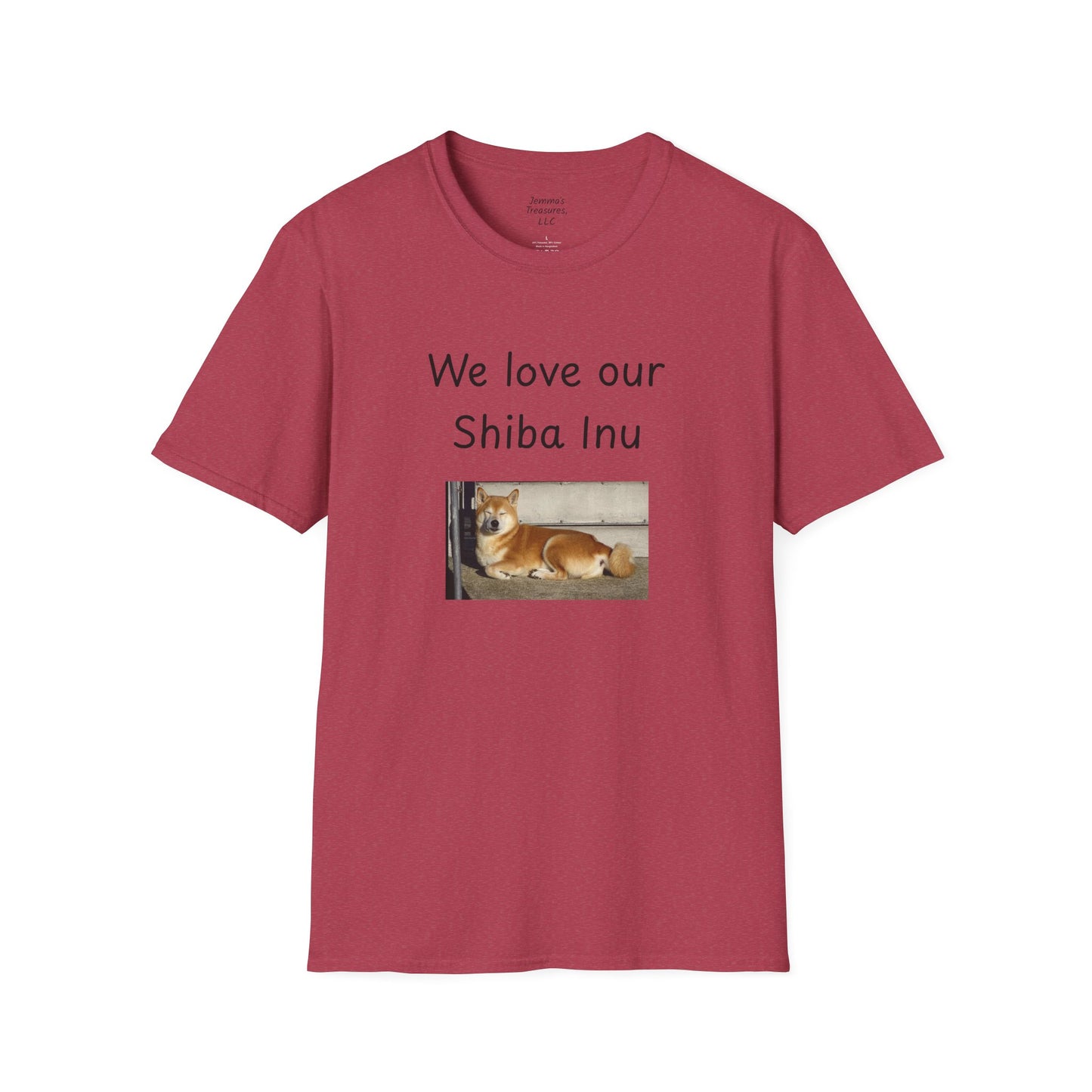 Unisex T-hemp - "Ons is lief vir ons Shiba Inu" - Honde-eienaar T-hemp