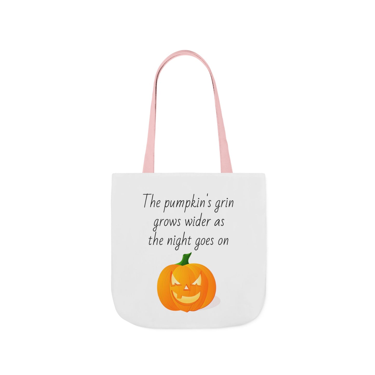 Canvas Tote Bag - Pumpkin Grin Halloween Design