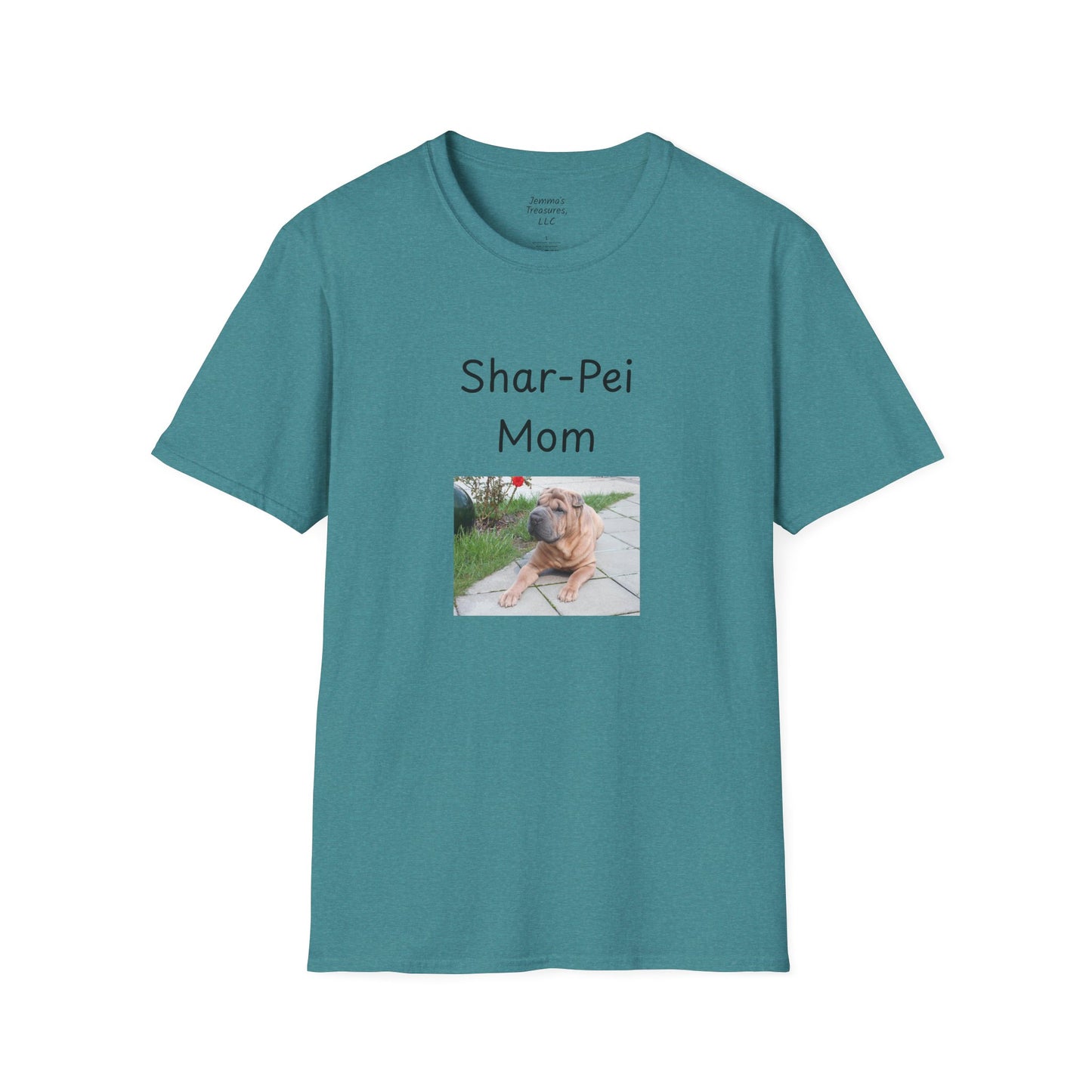 Unisex T-Shirt - "Shar-Pei Mom" - Hundebesitzer T-Shirt
