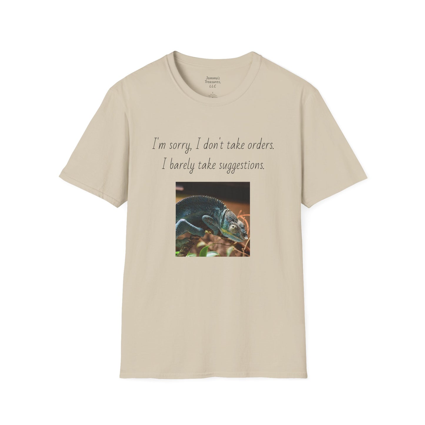 Snaakse Unisex T-hemp - Ek neem nie bestellings nie, ek neem skaars voorstelle