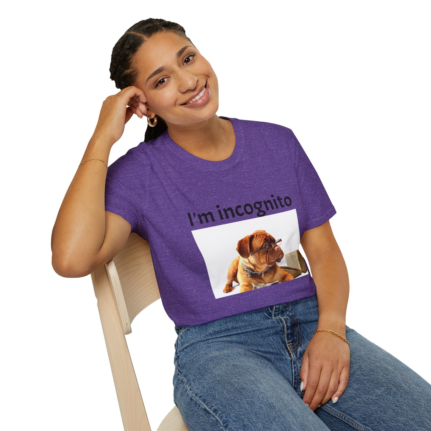 Unisex T-shirt - "I'm Incognito"