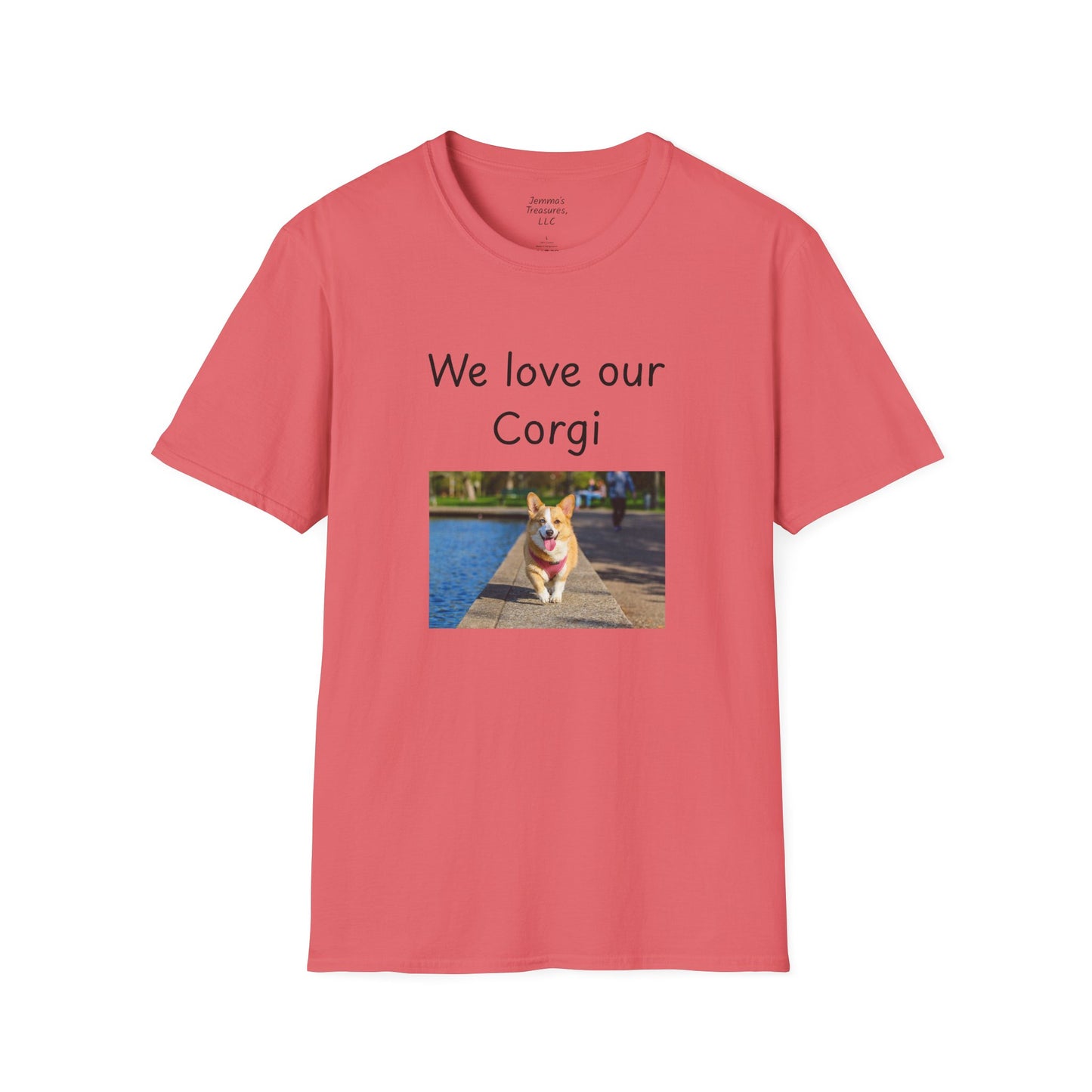Unisex T-Shirt - "We Love Our Corgi" - Dog Owner Tee