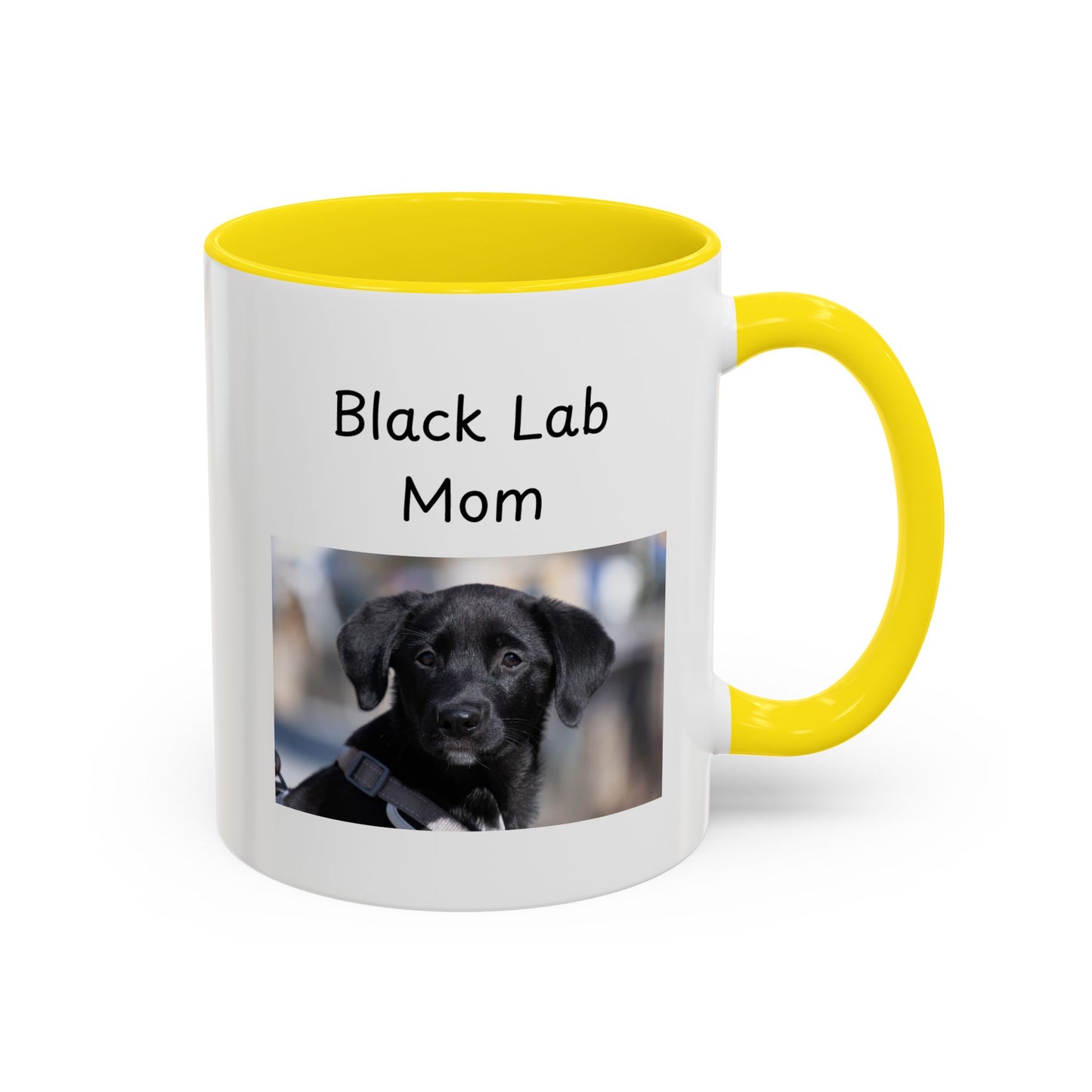 Keramiktasse – „Black Lab Mom“