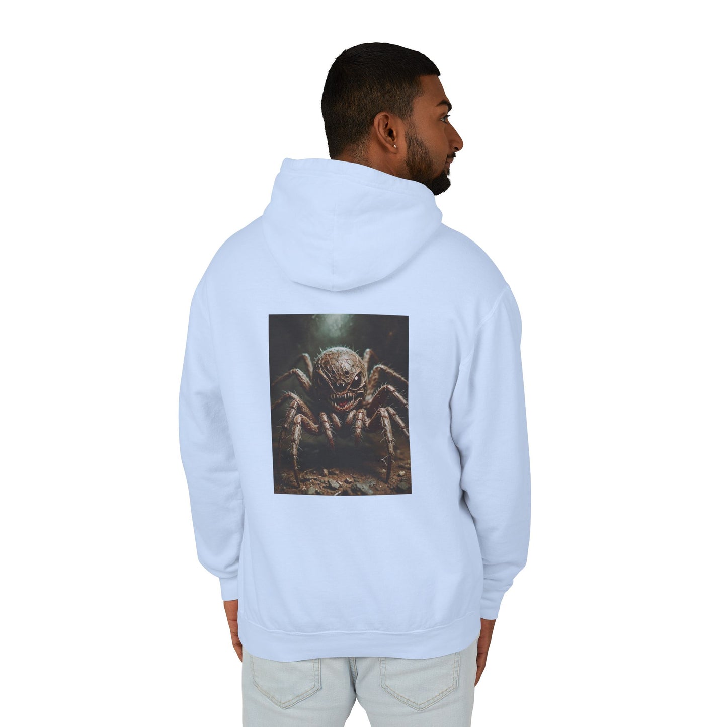 Unisex Lightweight Hoodie - "I'm Really Not So Bad" Humorous Spider Design