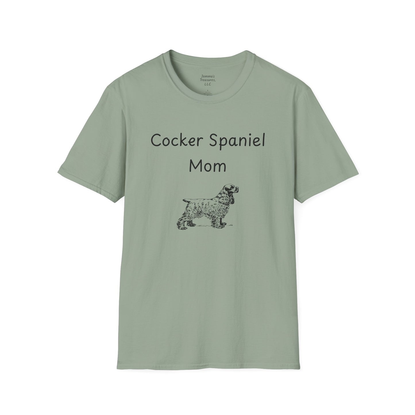 Unisex T-Shirt - "Cocker Spaniel Mom" - Hundebesitzer T-Shirt